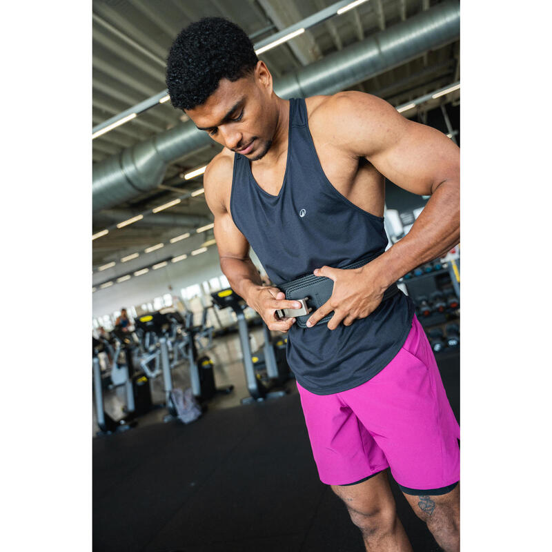 Ceinture de powerlifting musculation à levier
