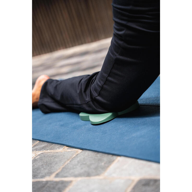 Pad de yoga pour genoux et poignets, vert