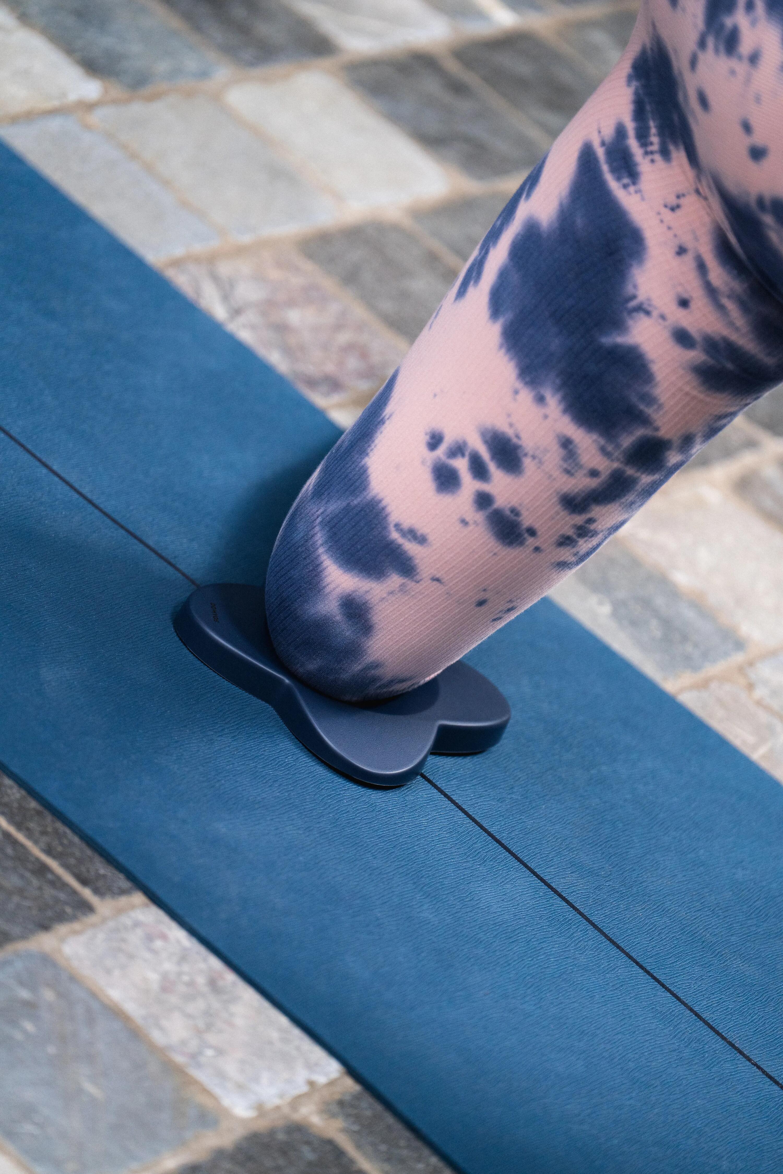 Pad de yoga para rodillas y muñecas  Kimjaly - Azul oscuro 5/9