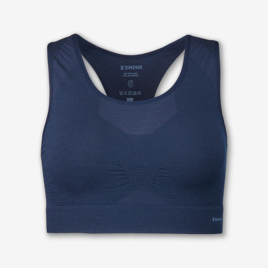 MT900 MERINO WOOL BRA BLUE