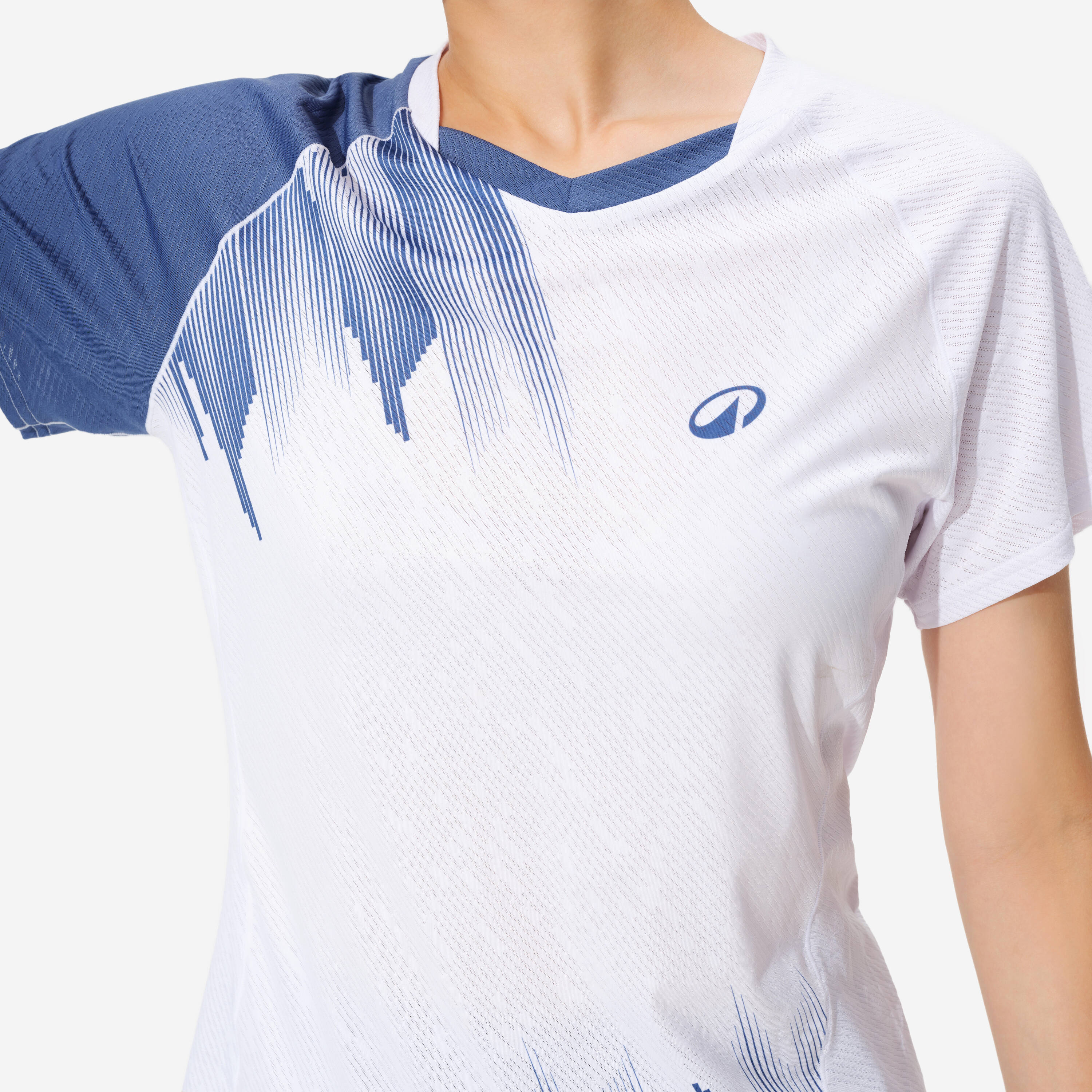 LITE Badminton T-shirt 560 Women Storm White -  3