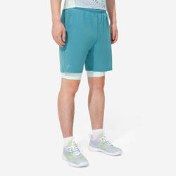 MEN BADMINTON SHORT PERFORM 990 PEACOCK BLUE