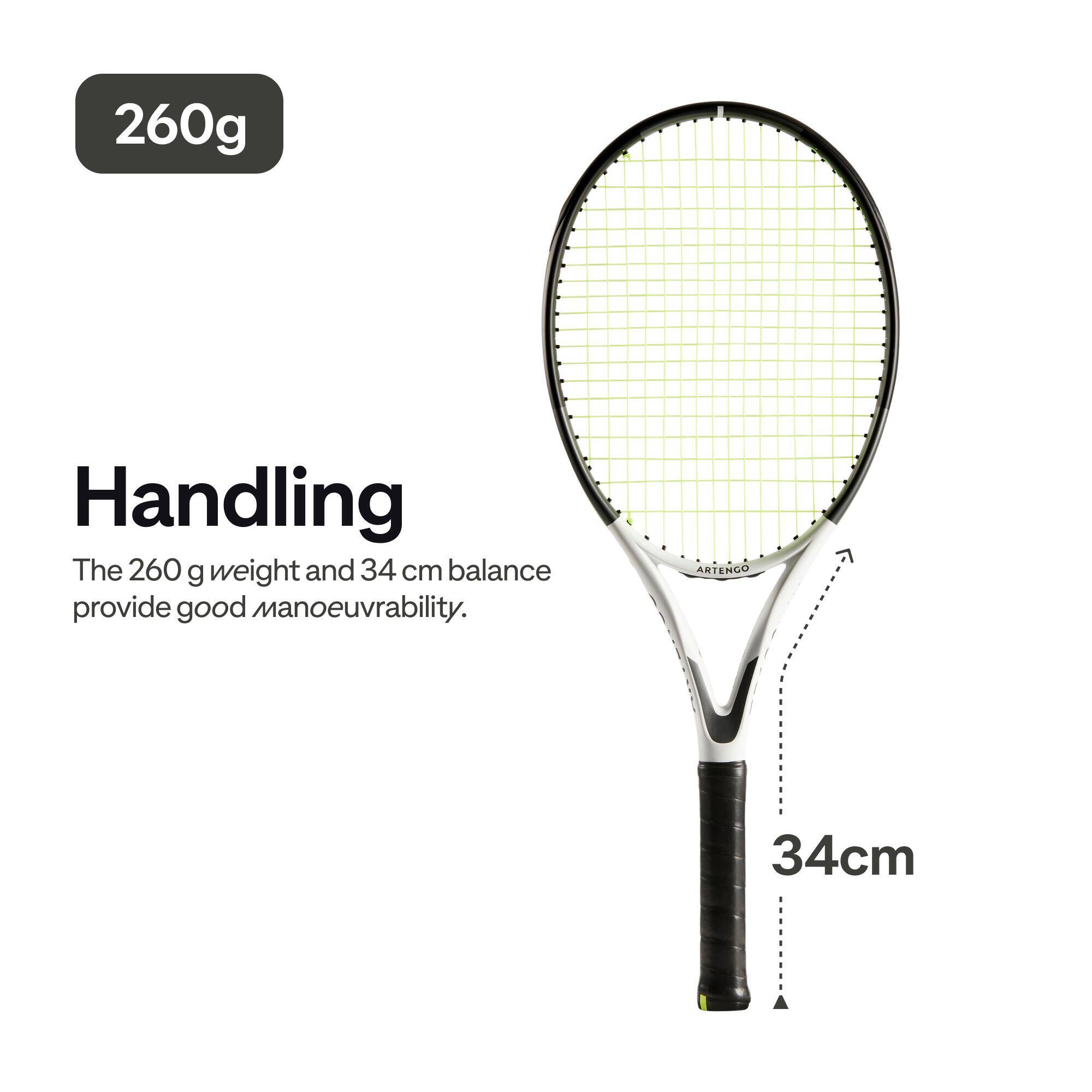 Adult Graphite Tennis Racket 260 g- TR190 Lite V2 -  3