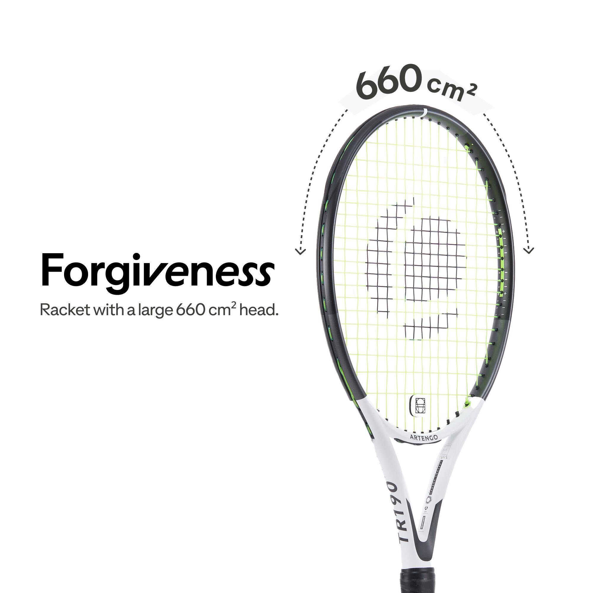 Adult Graphite Tennis Racket 260 g- TR190 Lite V2 -  4