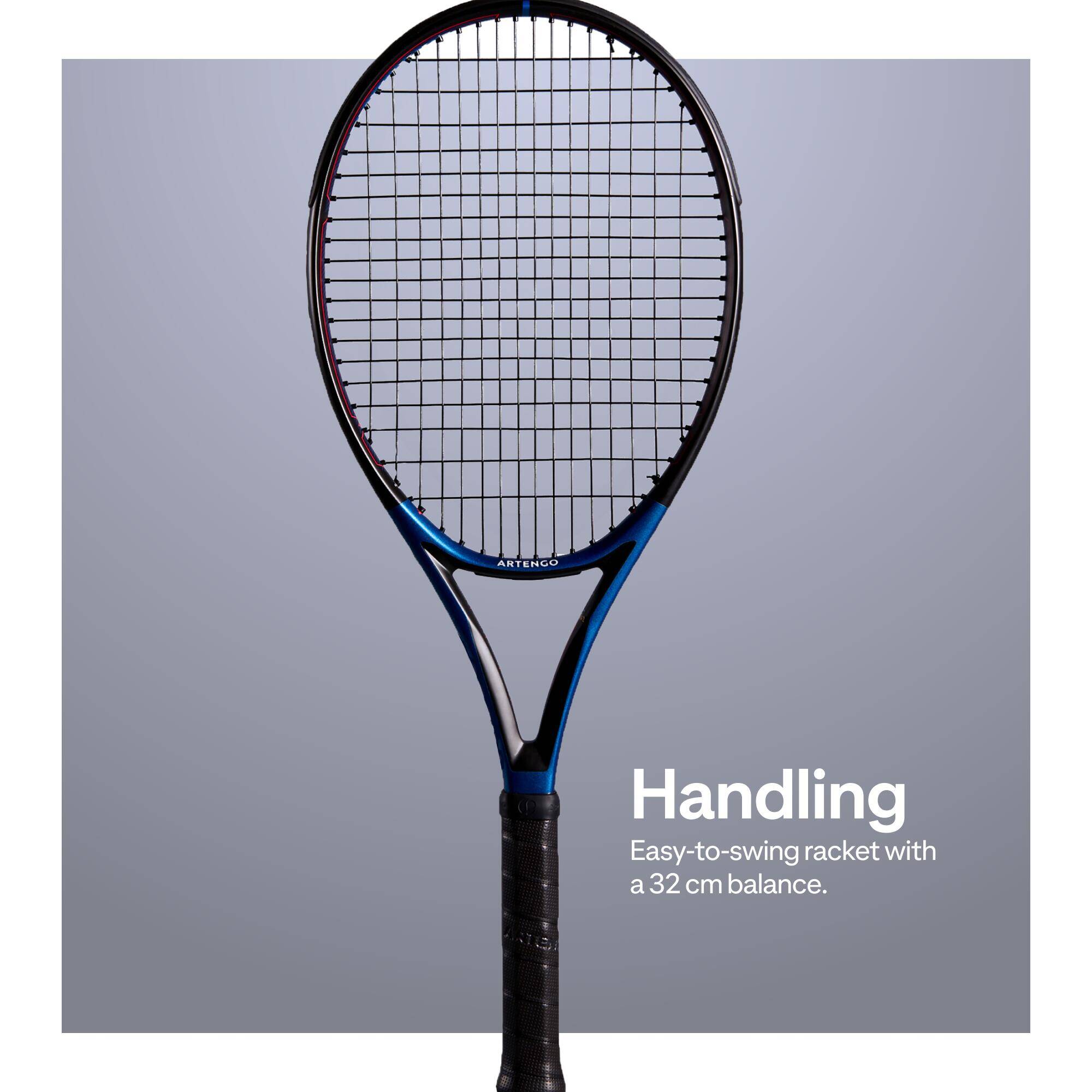 Tennis Racket TR500 Graphite -  3