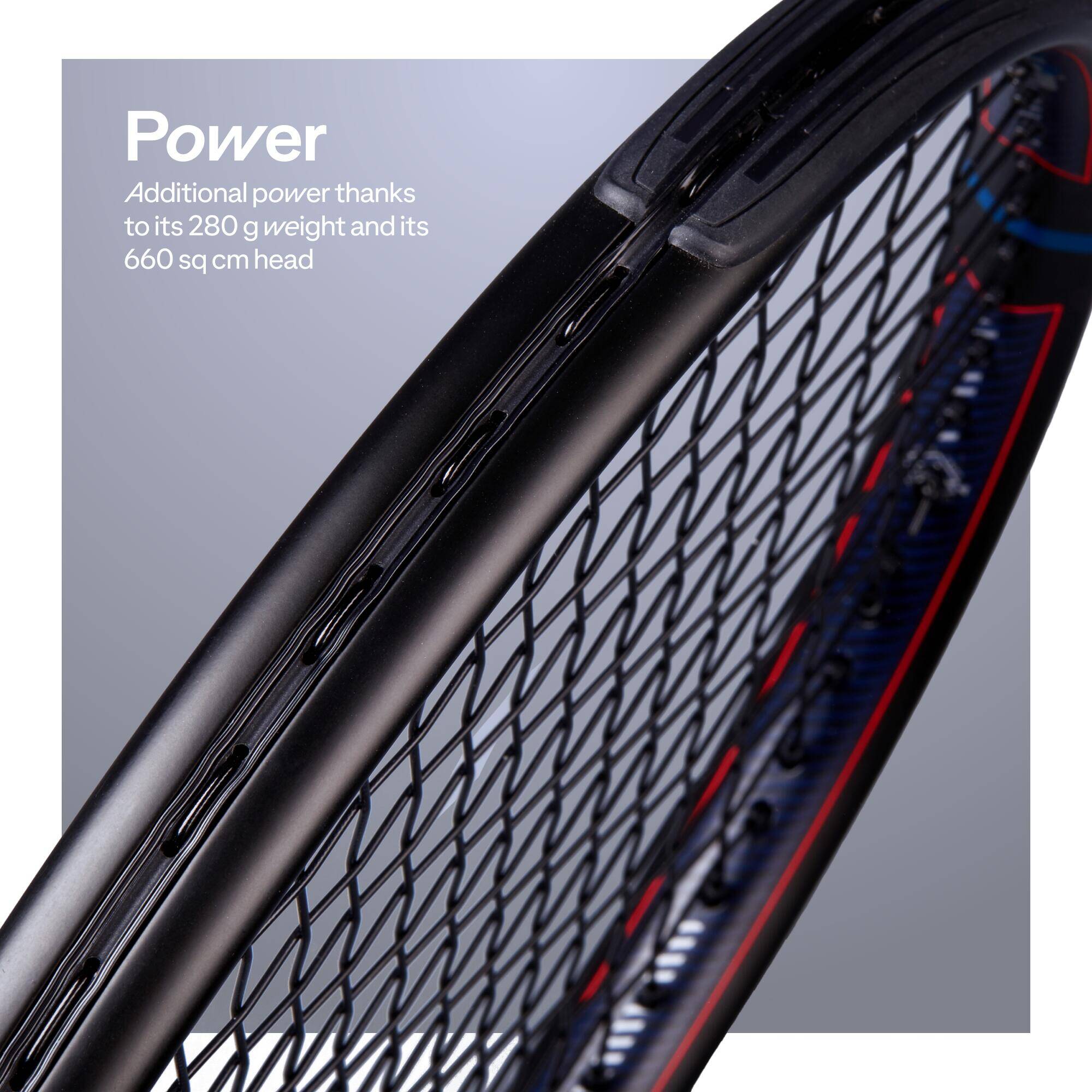 Tennis Racket TR500 Graphite -  4