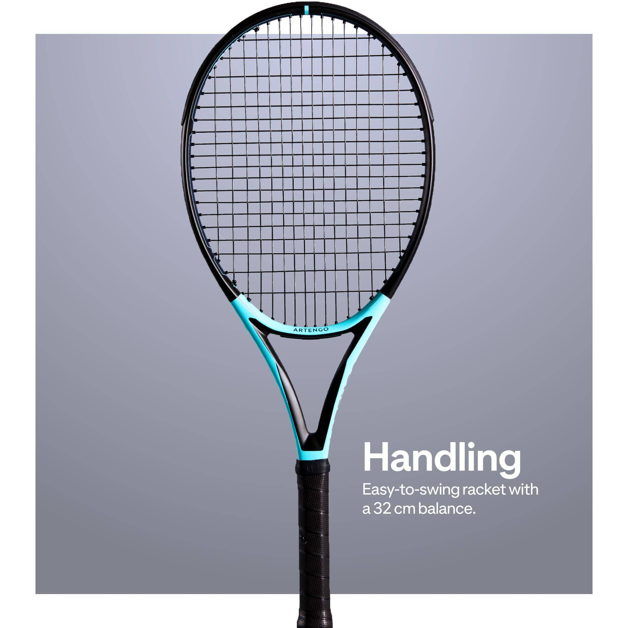 Adult Graphite Tennis Racket - TR500 Lite 265 g -  3
