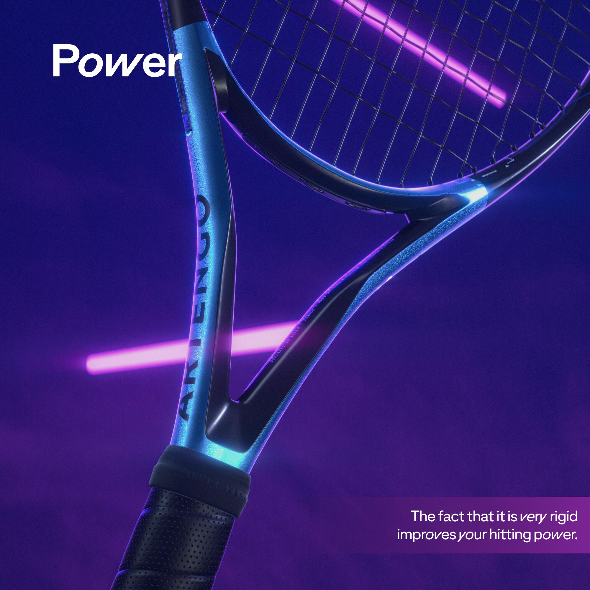 Adult Tennis Racket - Artengo TR930 Spin Black Blue 285g