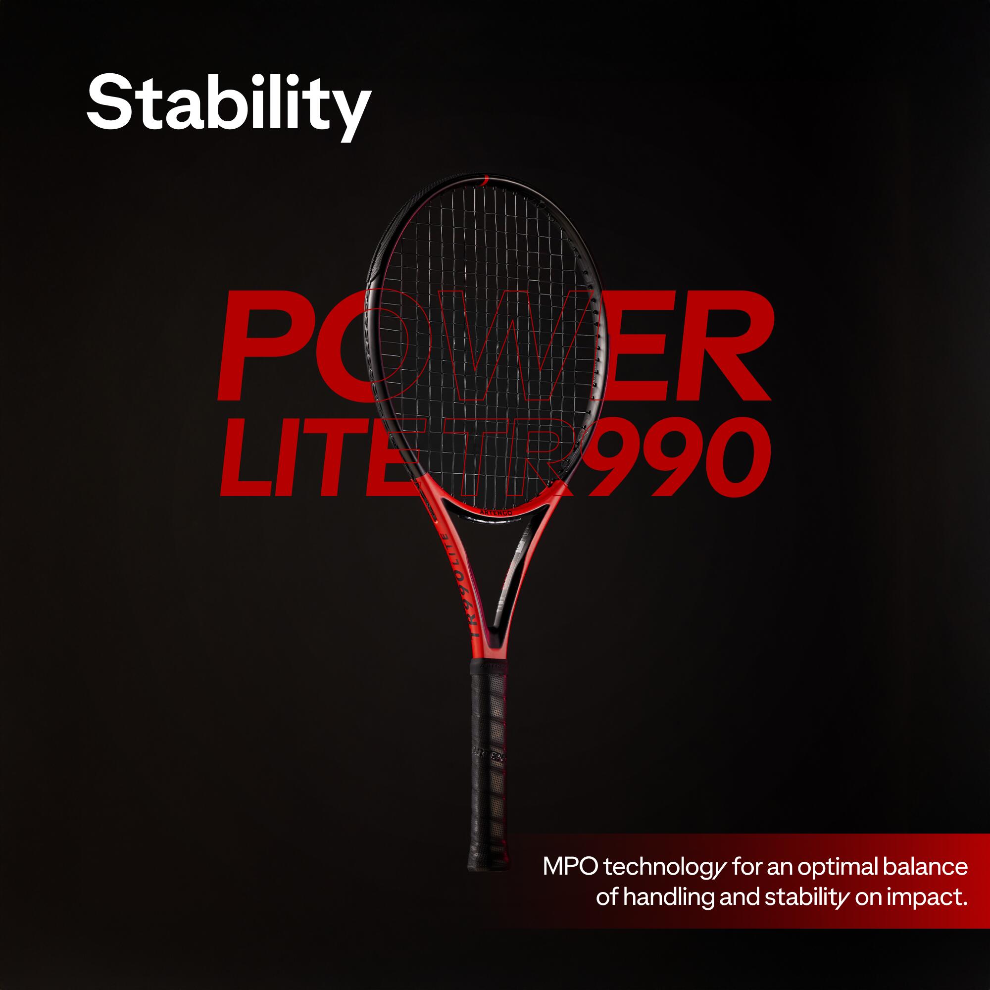 Adult Tennis Racket TR990 Power Lite 270 g - Red/Black