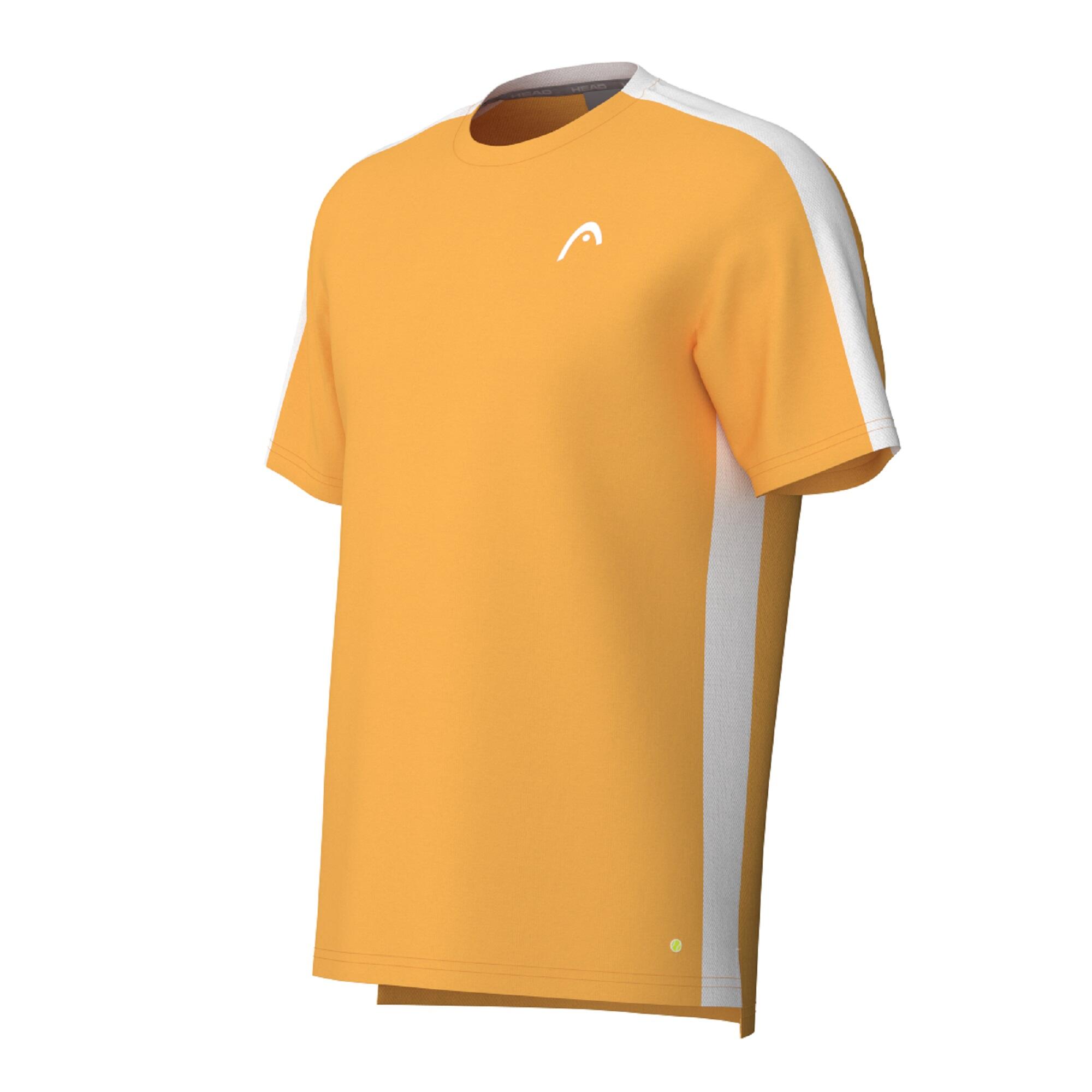 Maglia adulto padel e tennis Head SLICE giallo ocra 2/2