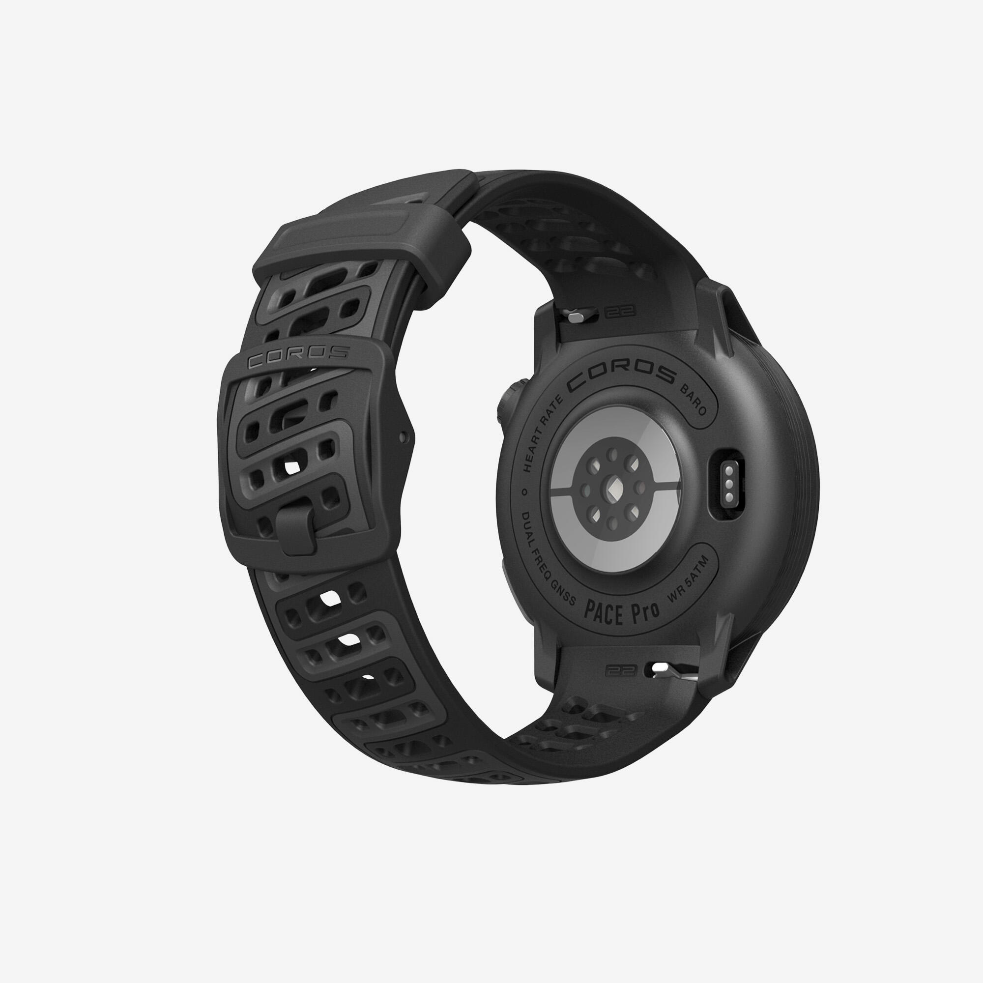 GPS connected sports watch AMOLED Screen, Pace Pro black | Decathlon
