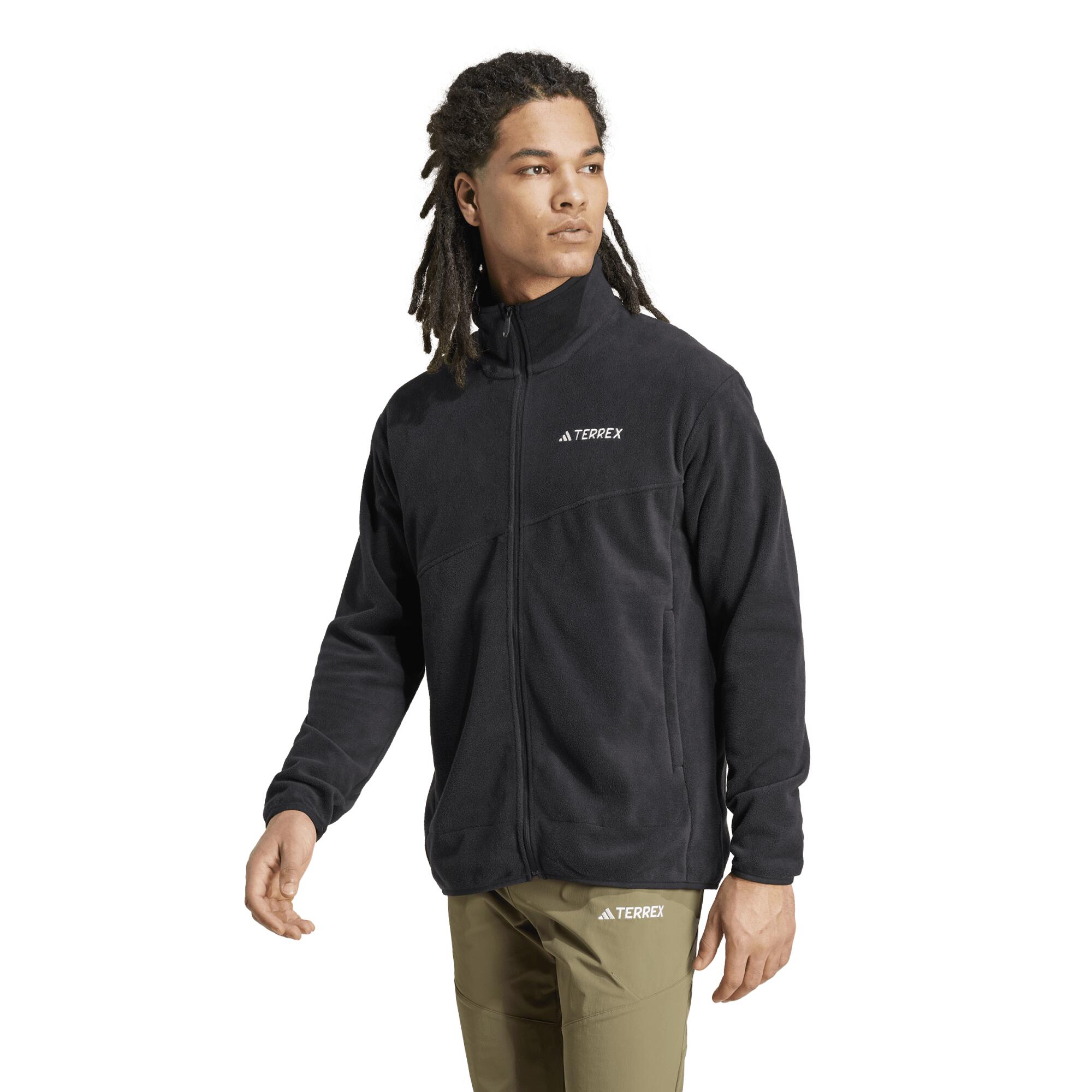Forro polar de montaña y trekking Hombre Adidas Negro 2/6