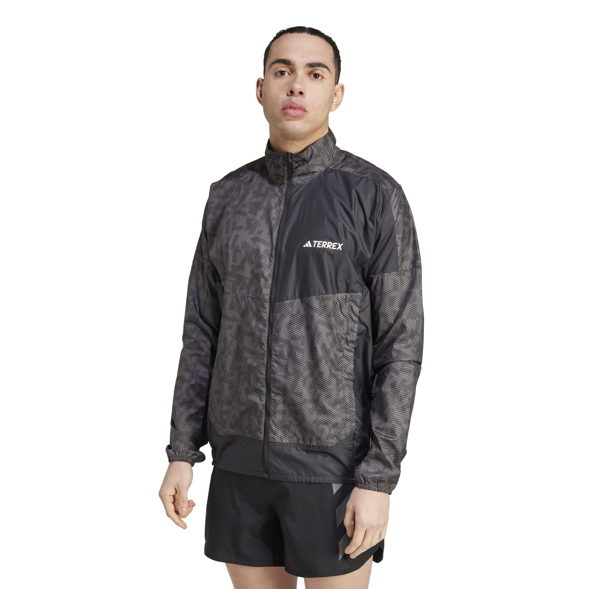 Chaqueta de trail running Hombre adidas gris 3/14