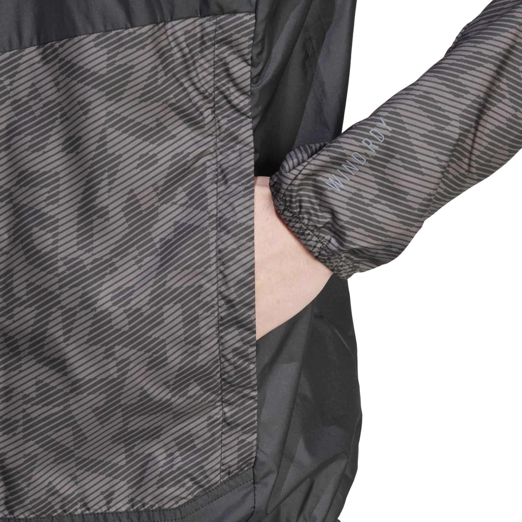 Chaqueta de trail running Hombre adidas gris 6/14