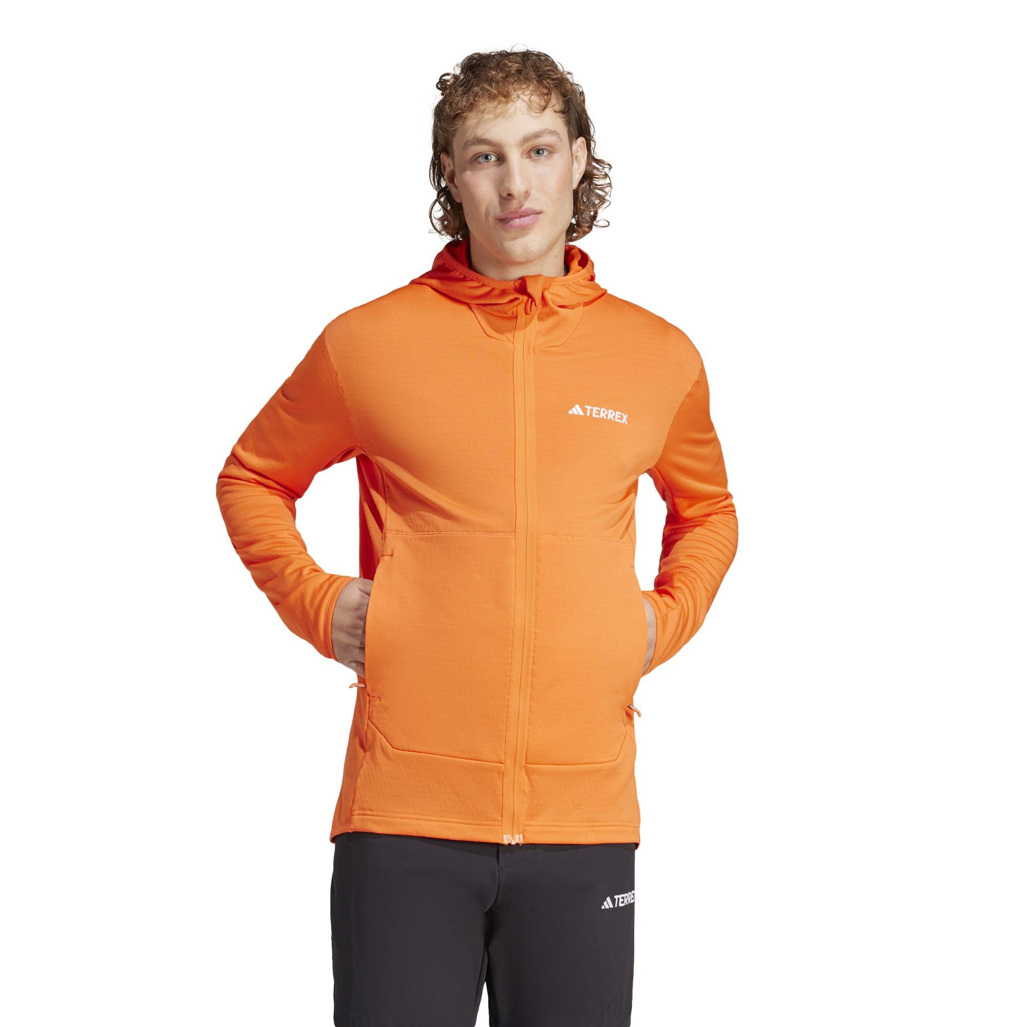 Chaqueta montaña y trekking Hombre adidas naranja 1/7