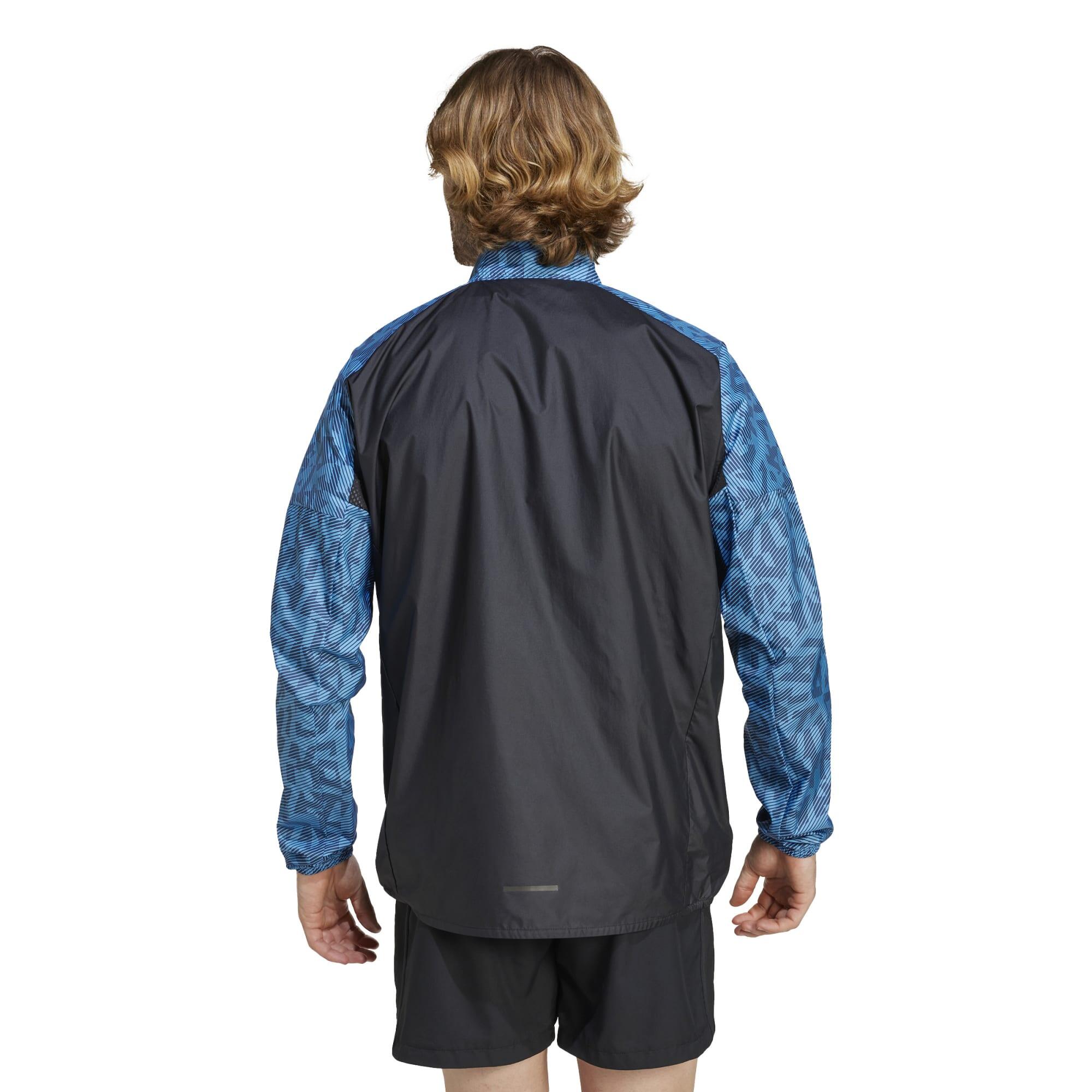 Cortavientos de montaña y trekking Hombre adidas negro azul 4/6