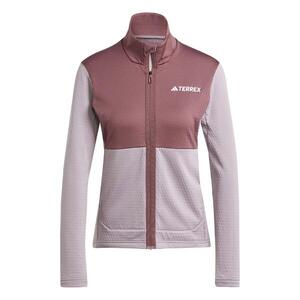 Forro polar de montaña y trekking Mujer adidas rosa