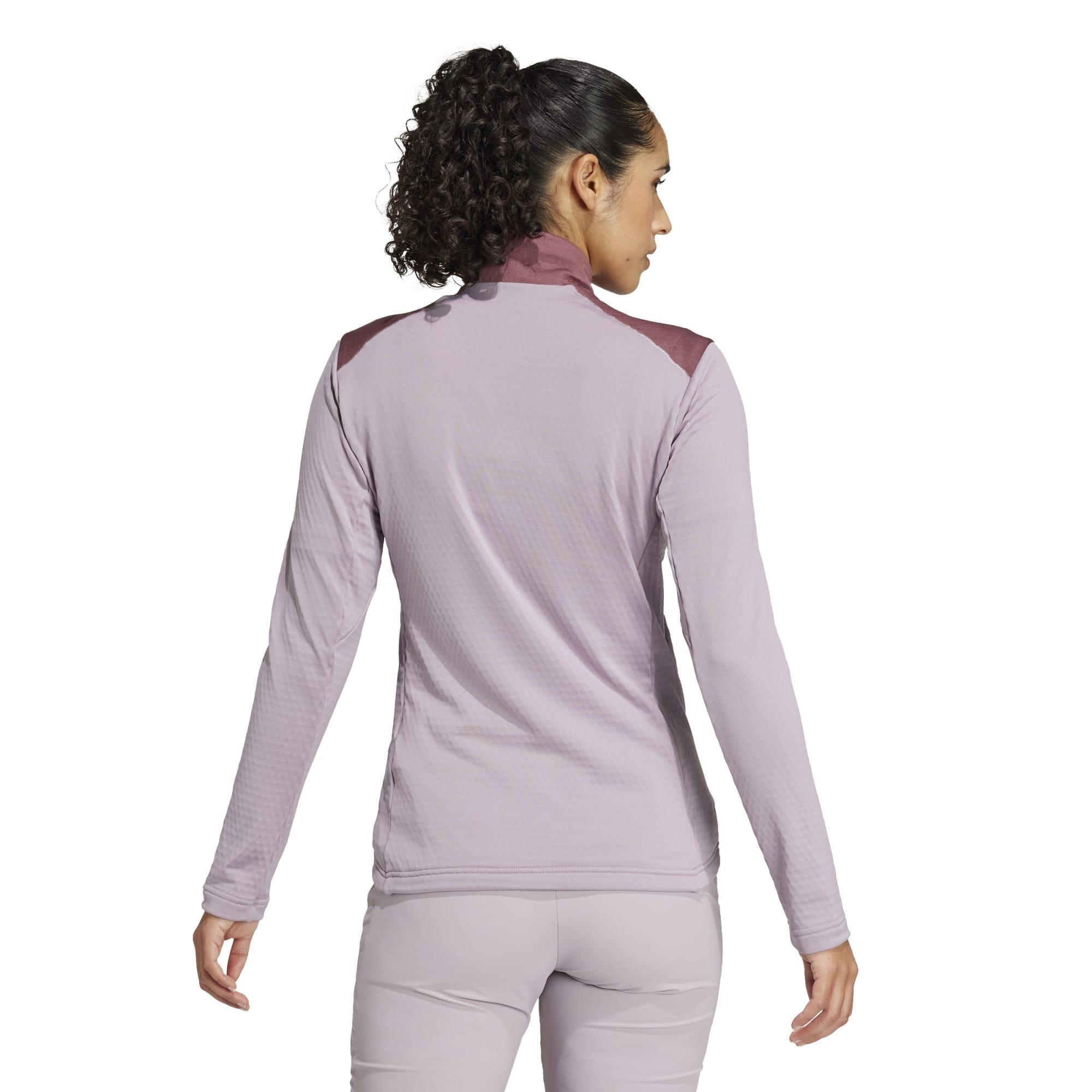 Forro polar de montaña y trekking Mujer adidas rosa 2/8