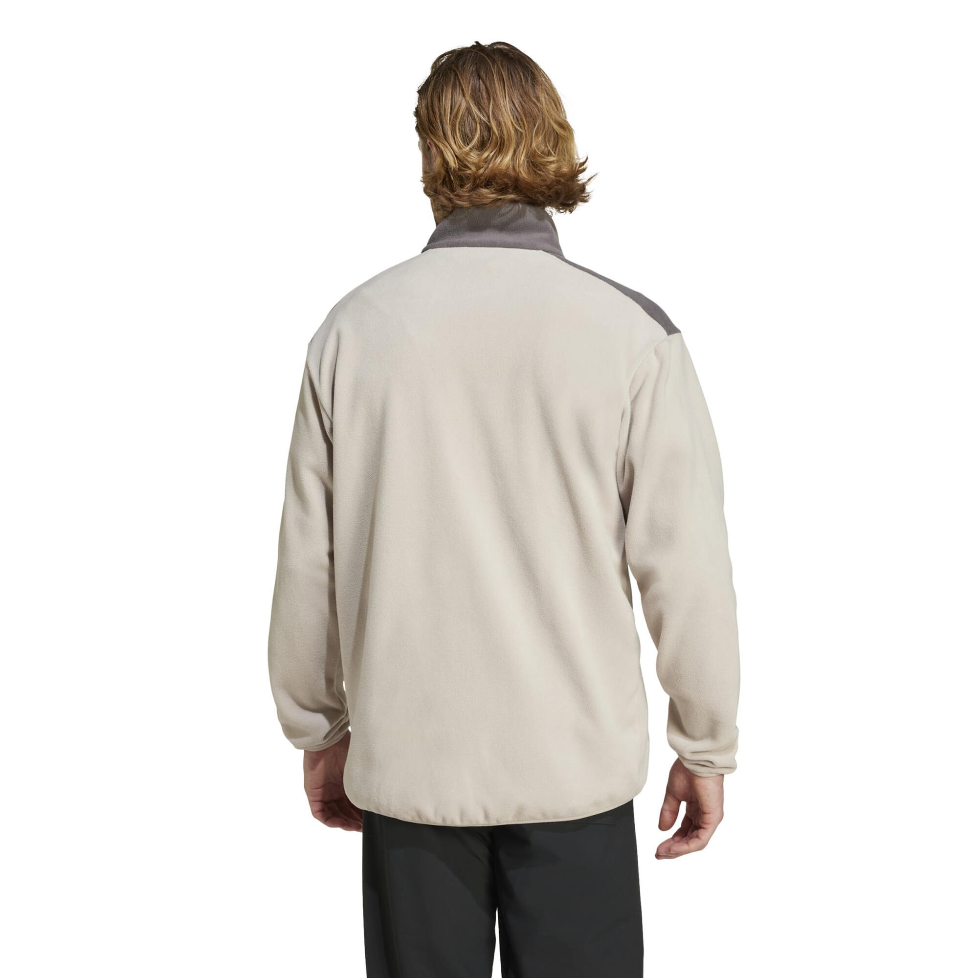 Forro polar de montaña y trekking Hombre adidas gris oscuro 3/6