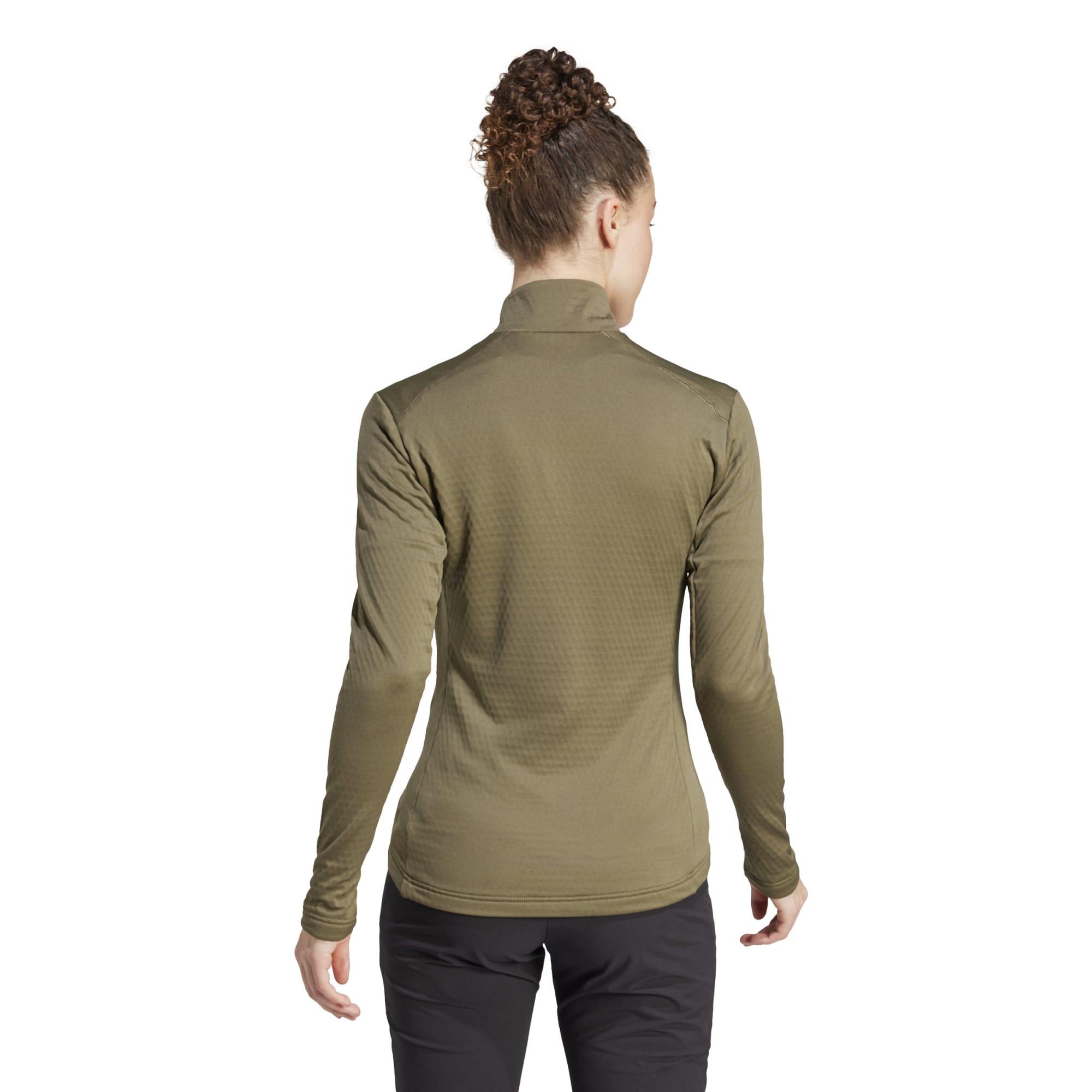 Forro polar de montaña y trekking Mujer adidas beige 2/6
