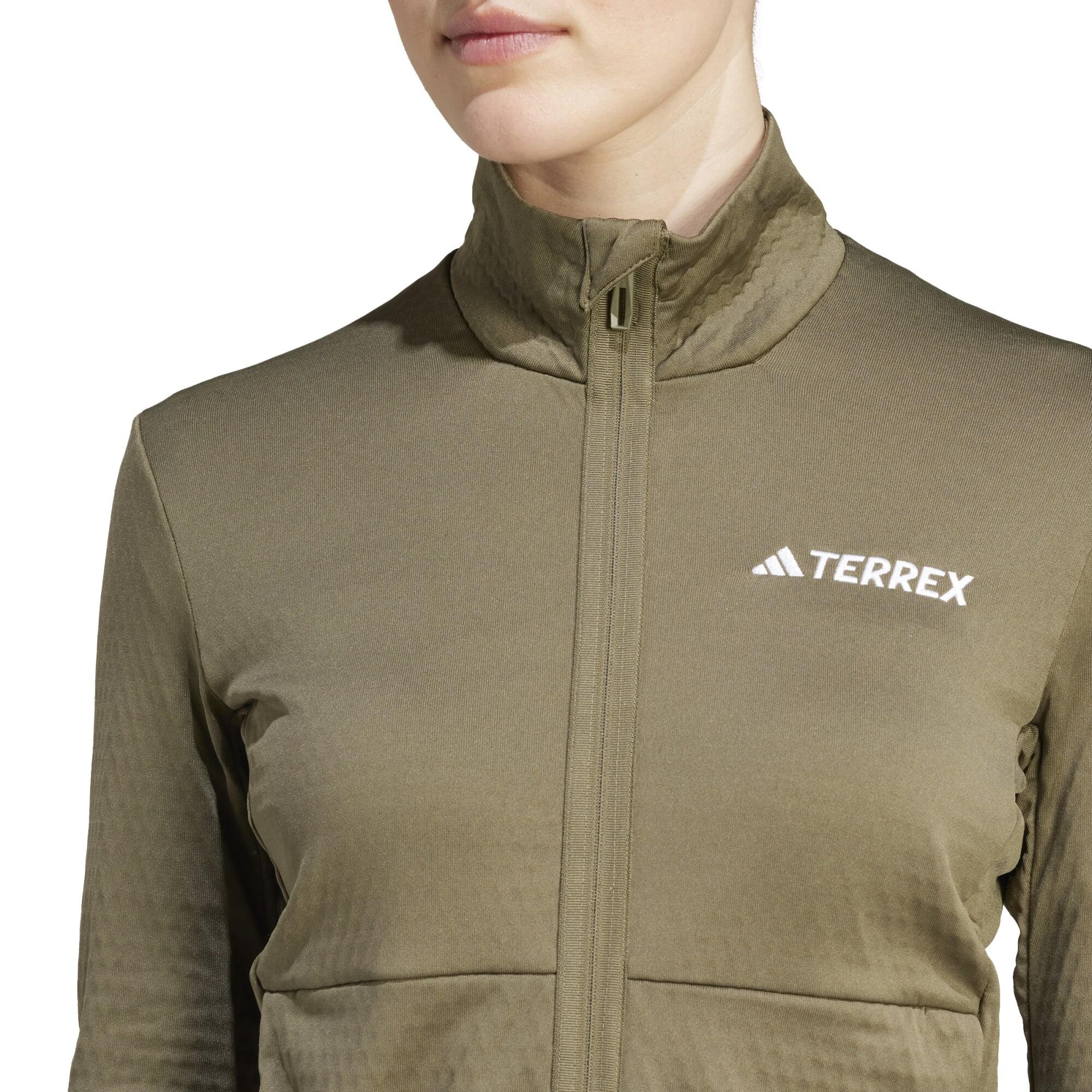 Forro polar de montaña y trekking Mujer adidas beige 4/6
