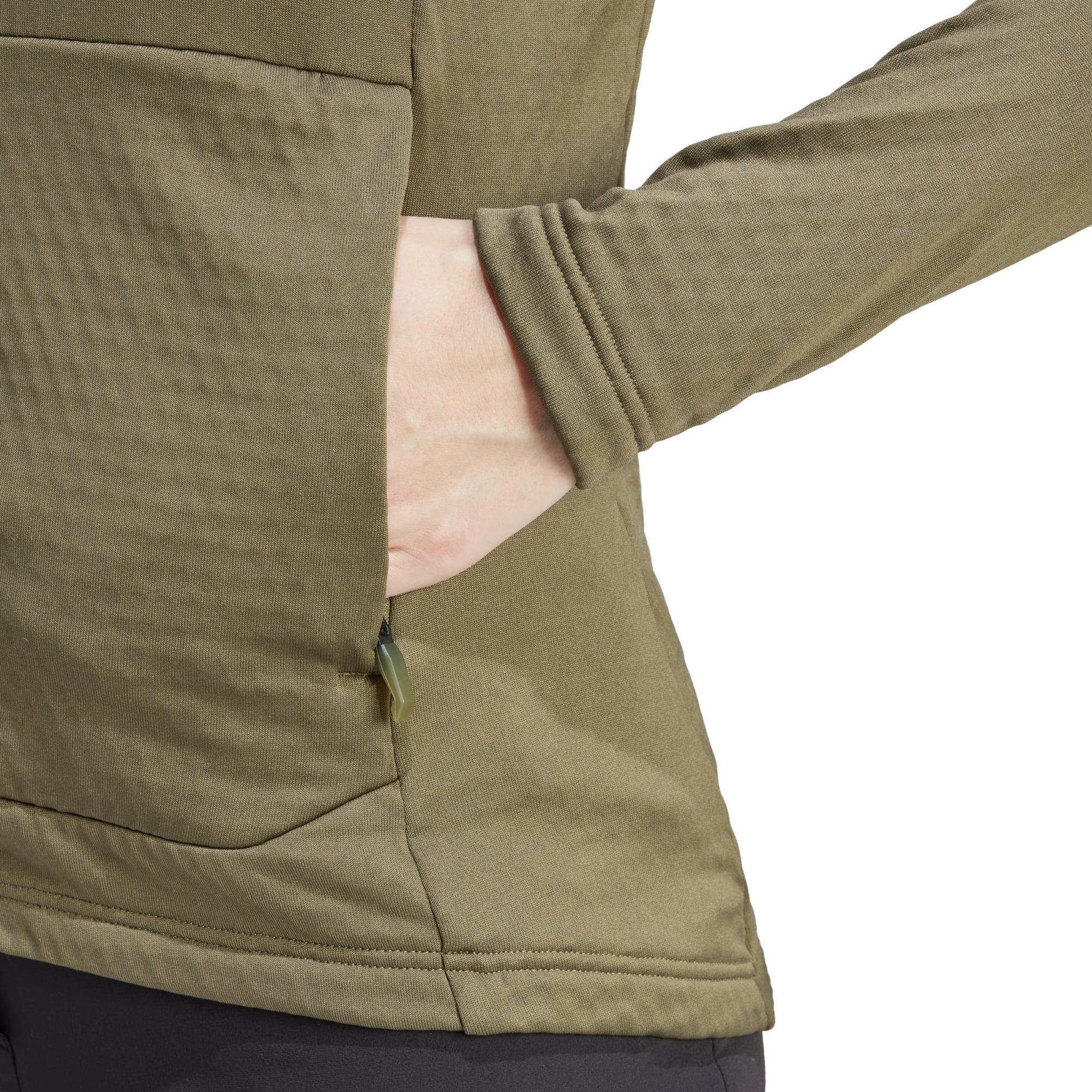 Forro polar de montaña y trekking Mujer adidas beige 5/6