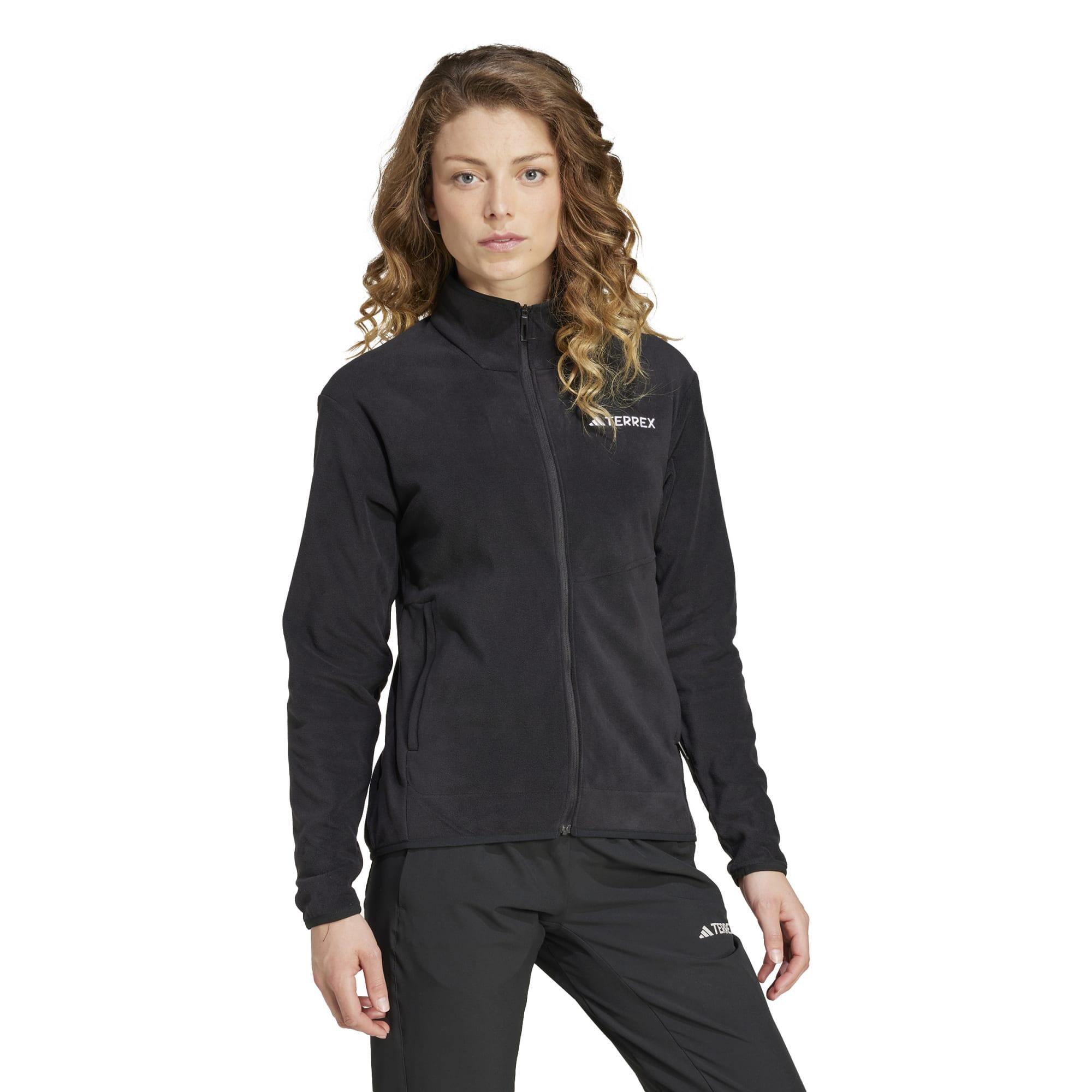 Forro polar de montaña y trekking Mujer Adidas Negro 3/6