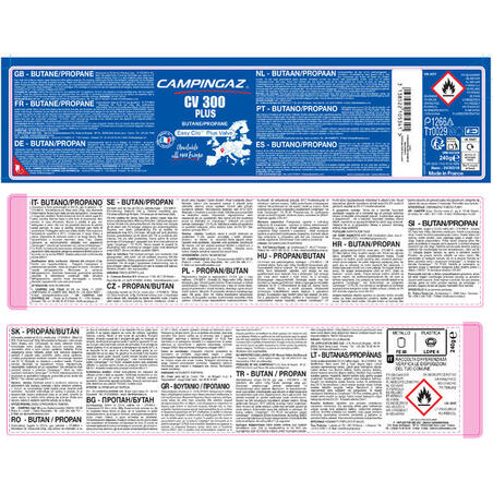 Газовый картридж с клапаном для печи CV300+ (240 г)