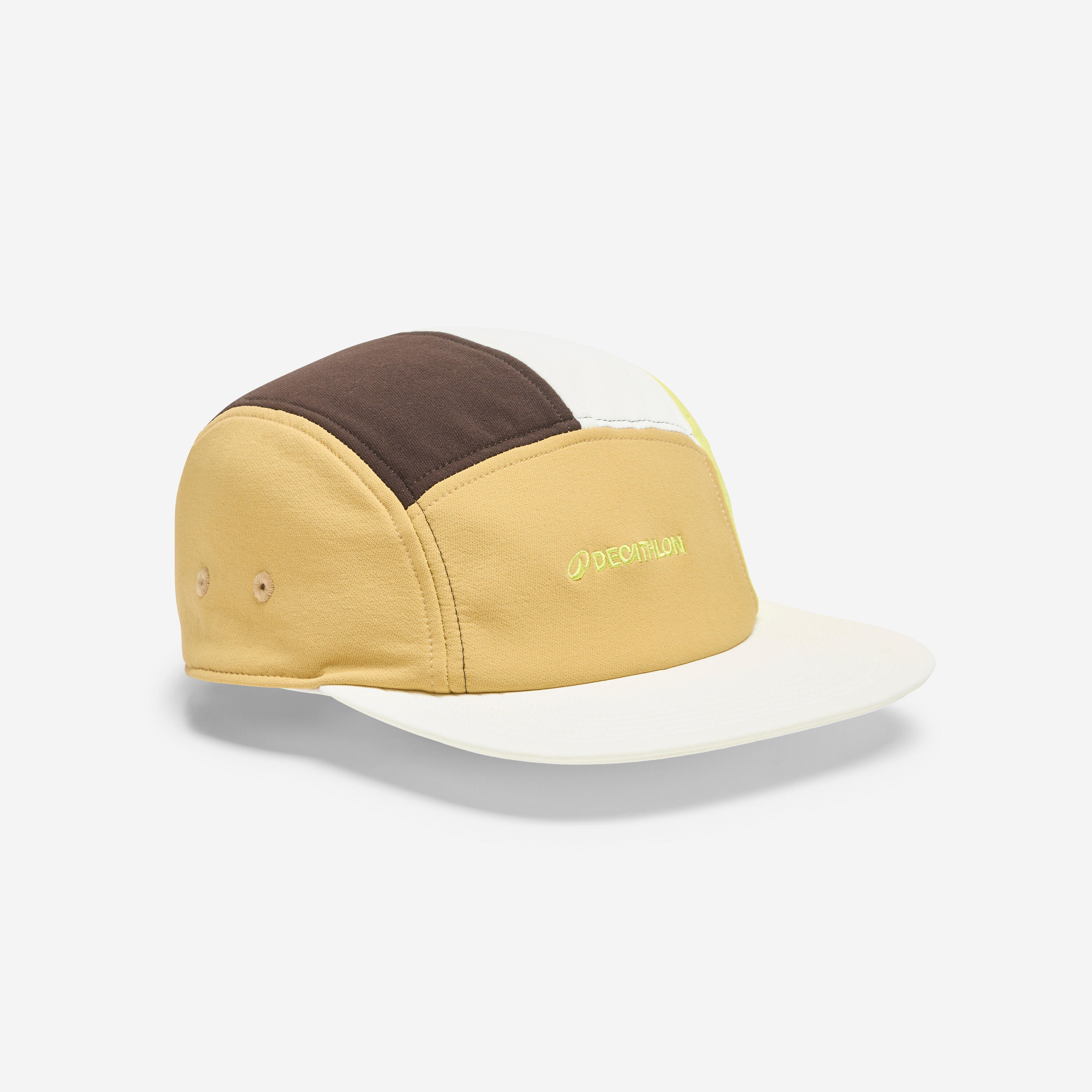 Decathlon Cap 5 Panel flacher Schirm – weiß/beige | 03608393175236 Decathlon Cap 5 Panel flacher Schirm – weiß/beige | 03608393175236