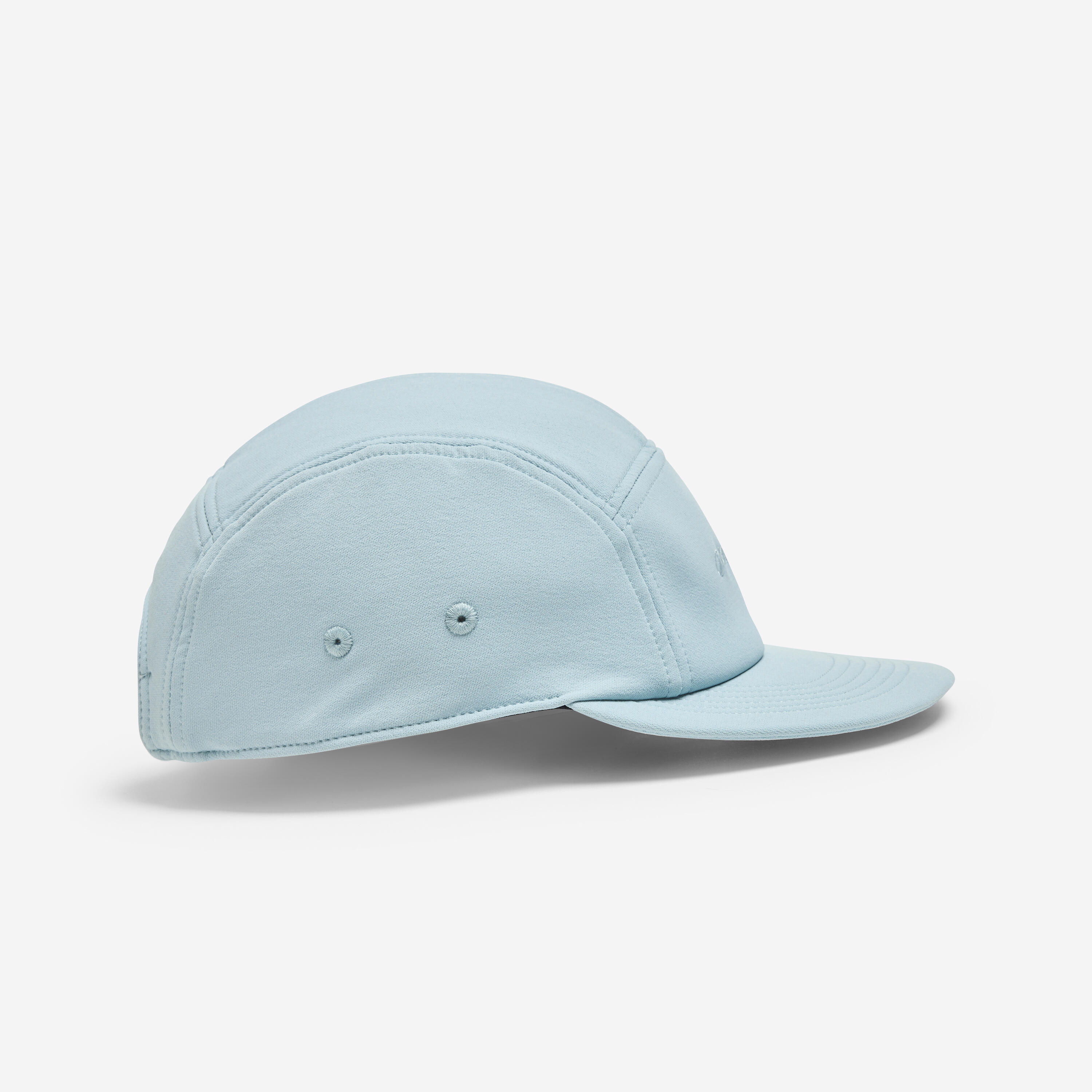 5 Panel cap with flat visor, blue 5/8