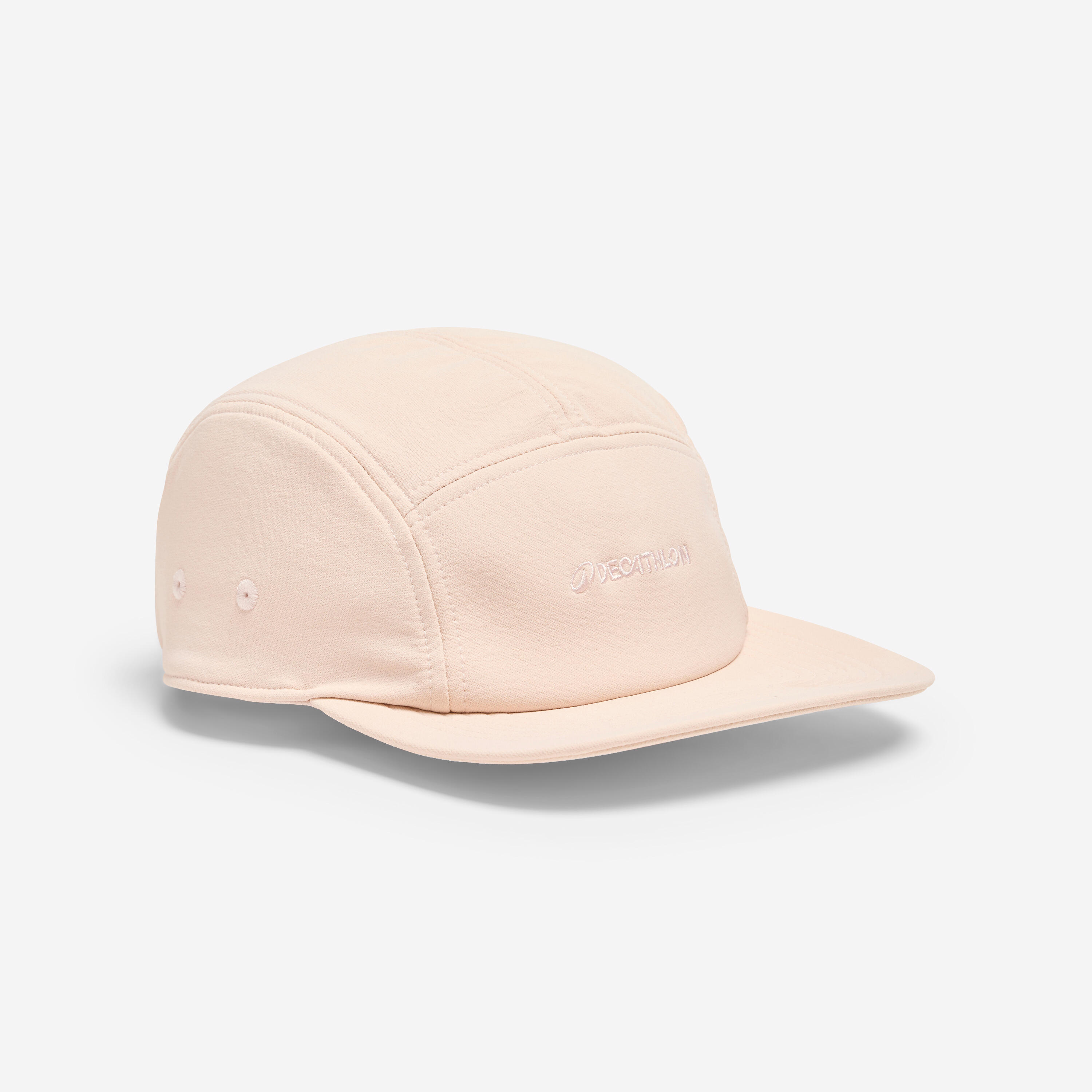 DECATHLON 5 Panel cap with flat visor, pink