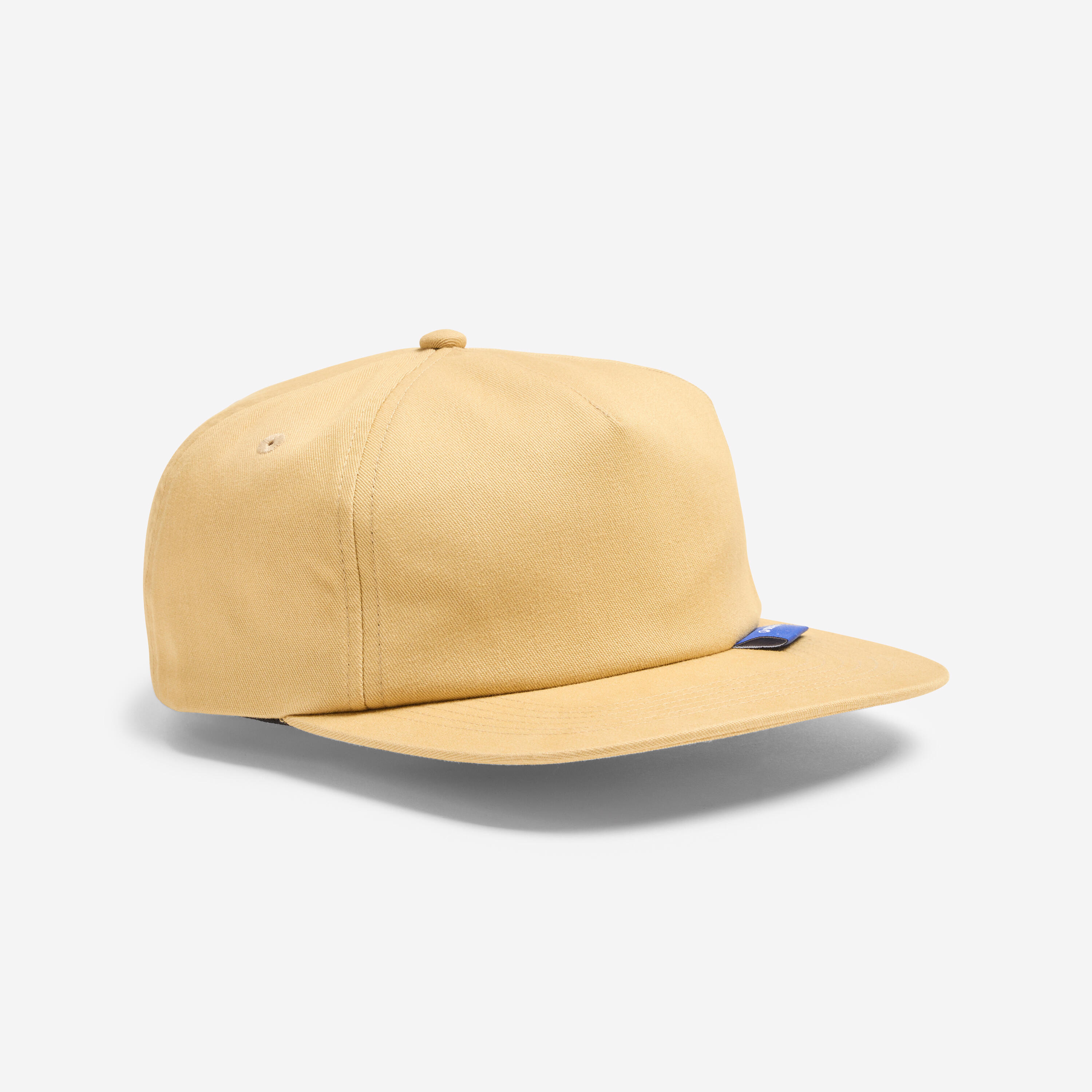 DECATHLON 6 Panels cap with flat visor, beige