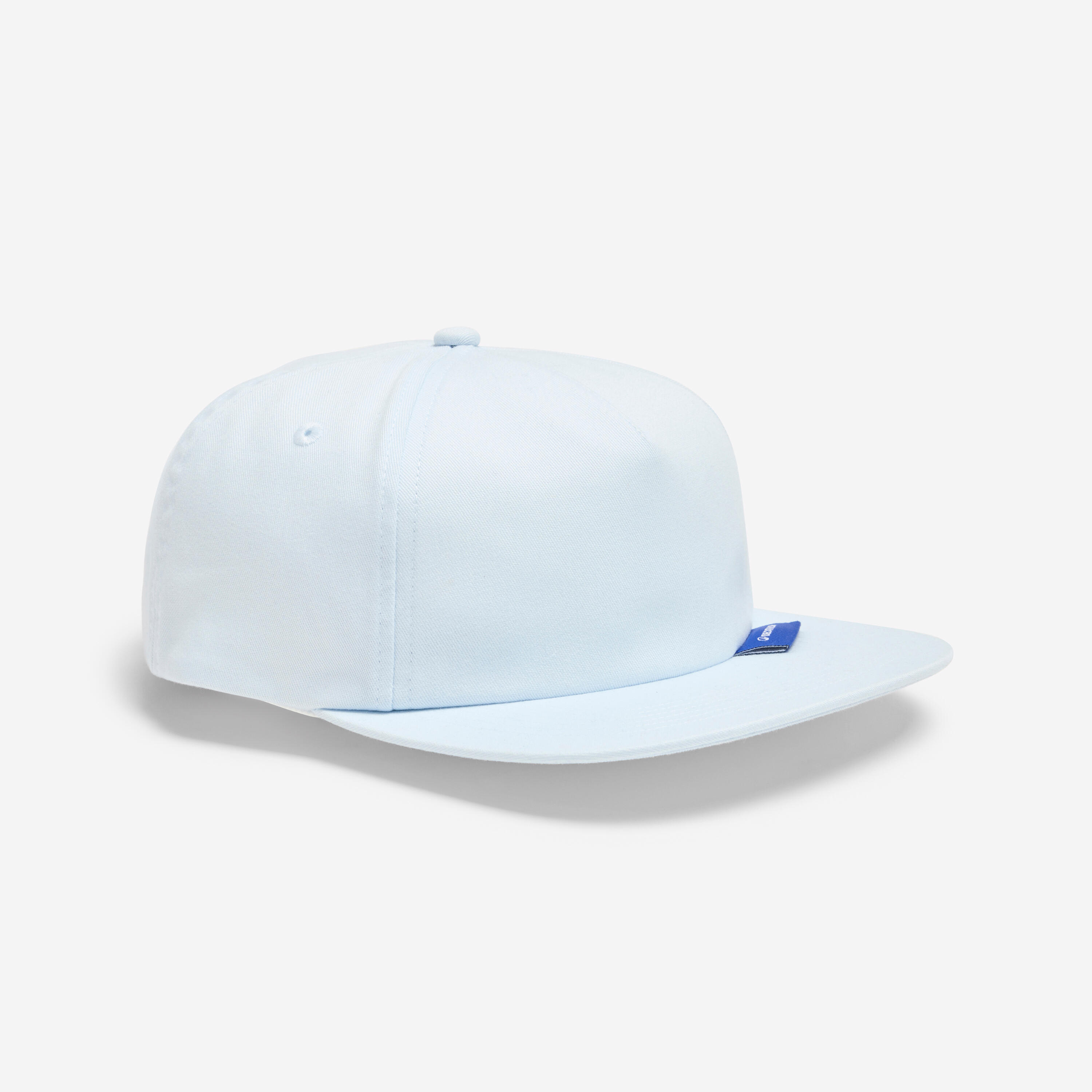 DECATHLON 6-Panel cap with flat visor, blue