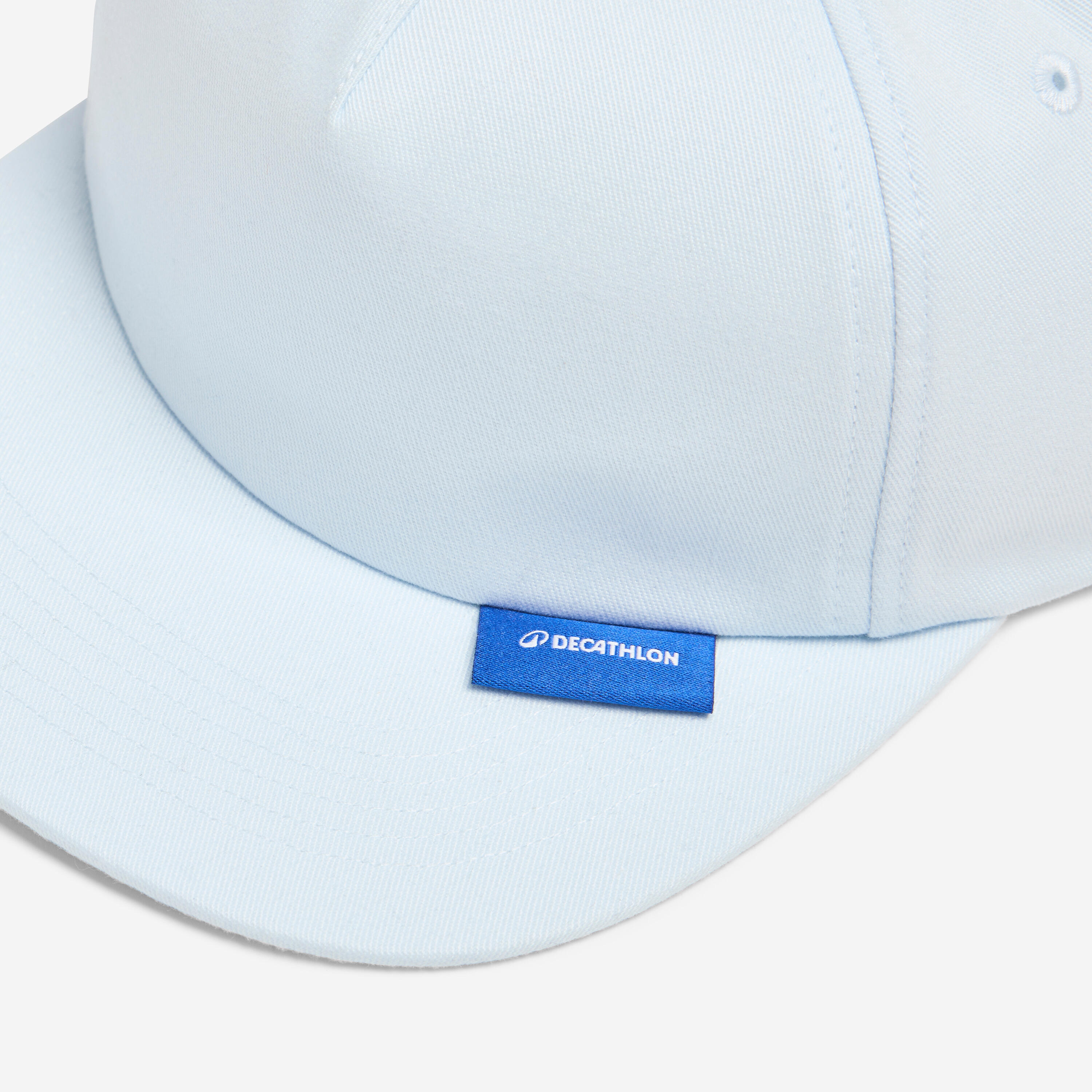 Gorra 6 Paneles con visera plana, azul 7/8
