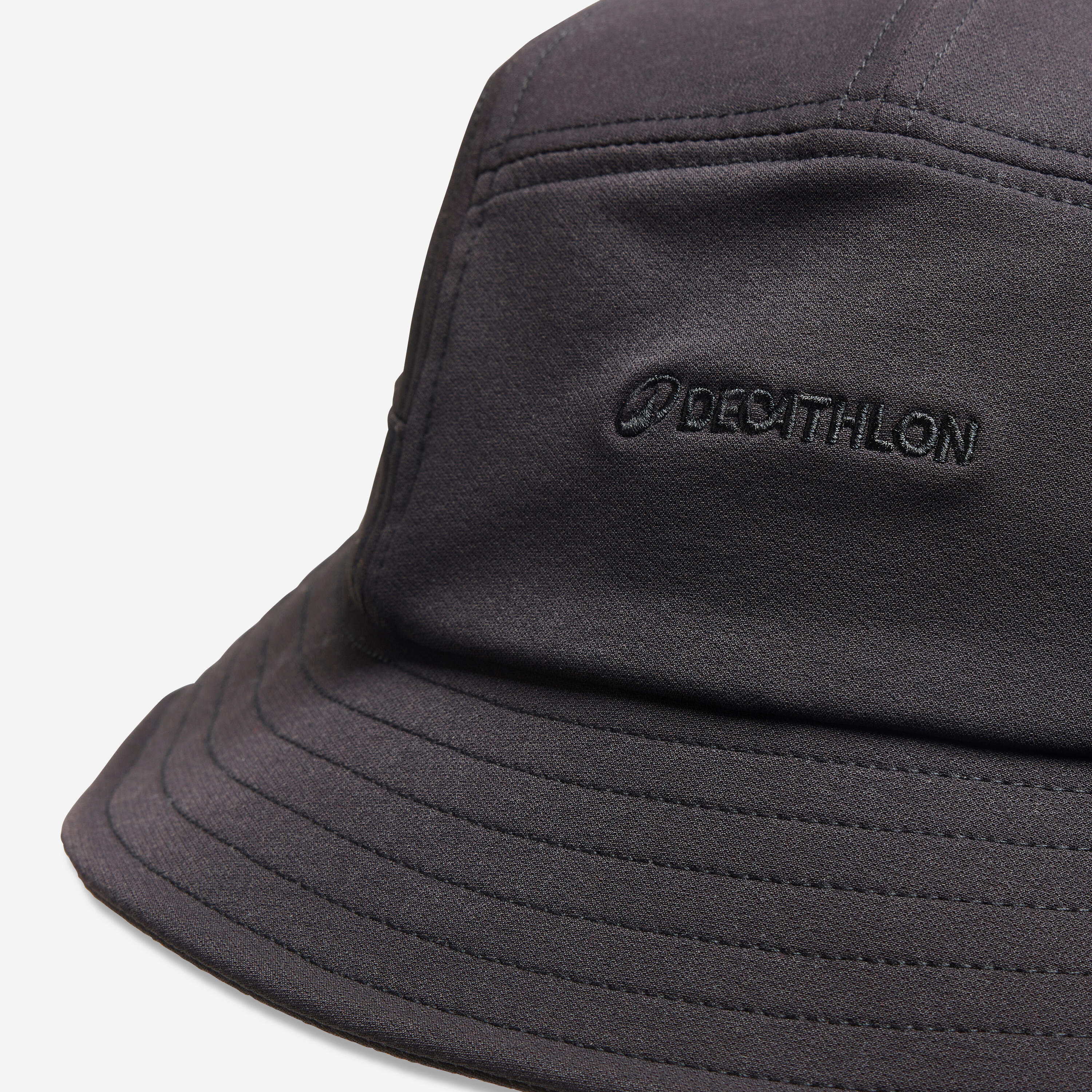 Round sun hat, black 7/8