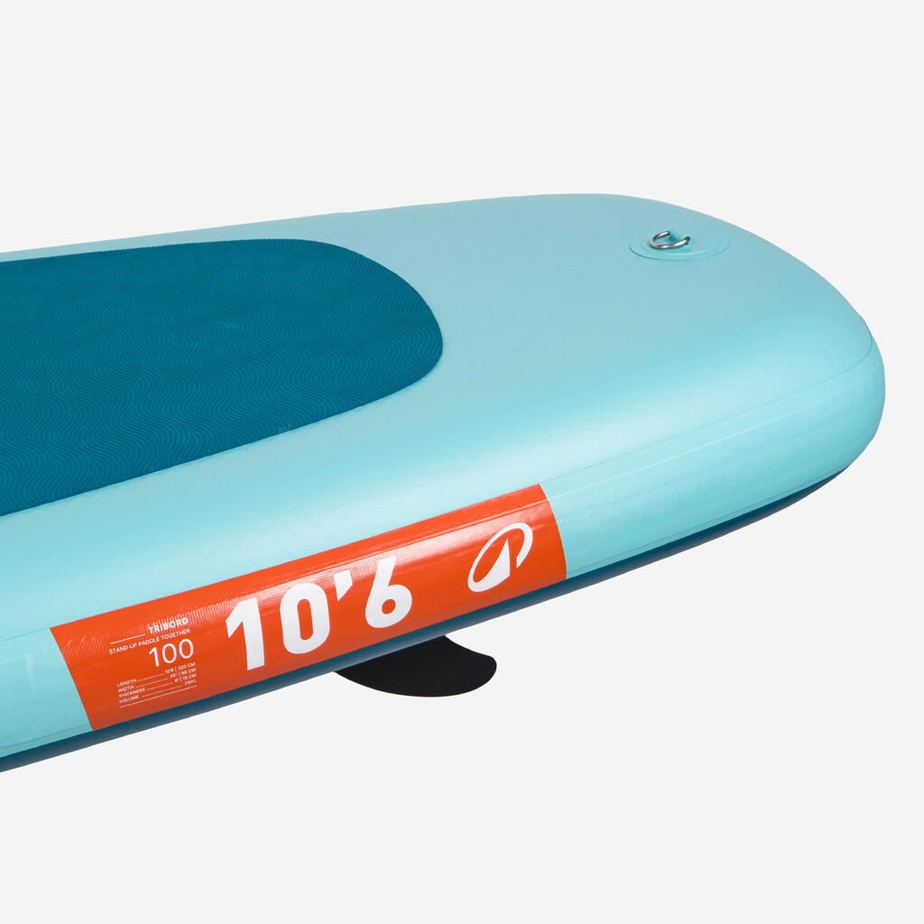 KOMPLET ZA SUP NA NADUVAVANJE 10’6 ,1 ili 2 osobe (do130 kg)- 100 Plavi