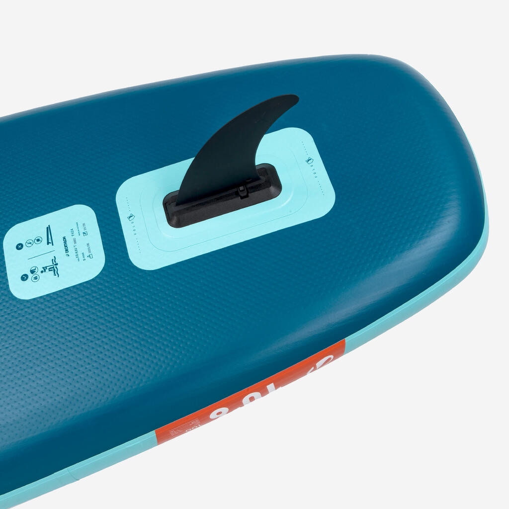 Pack Stand up paddle gonflable 10'6 ,1 ou 2 personnes (jusqu'à 130 kg)- 100 Bleu