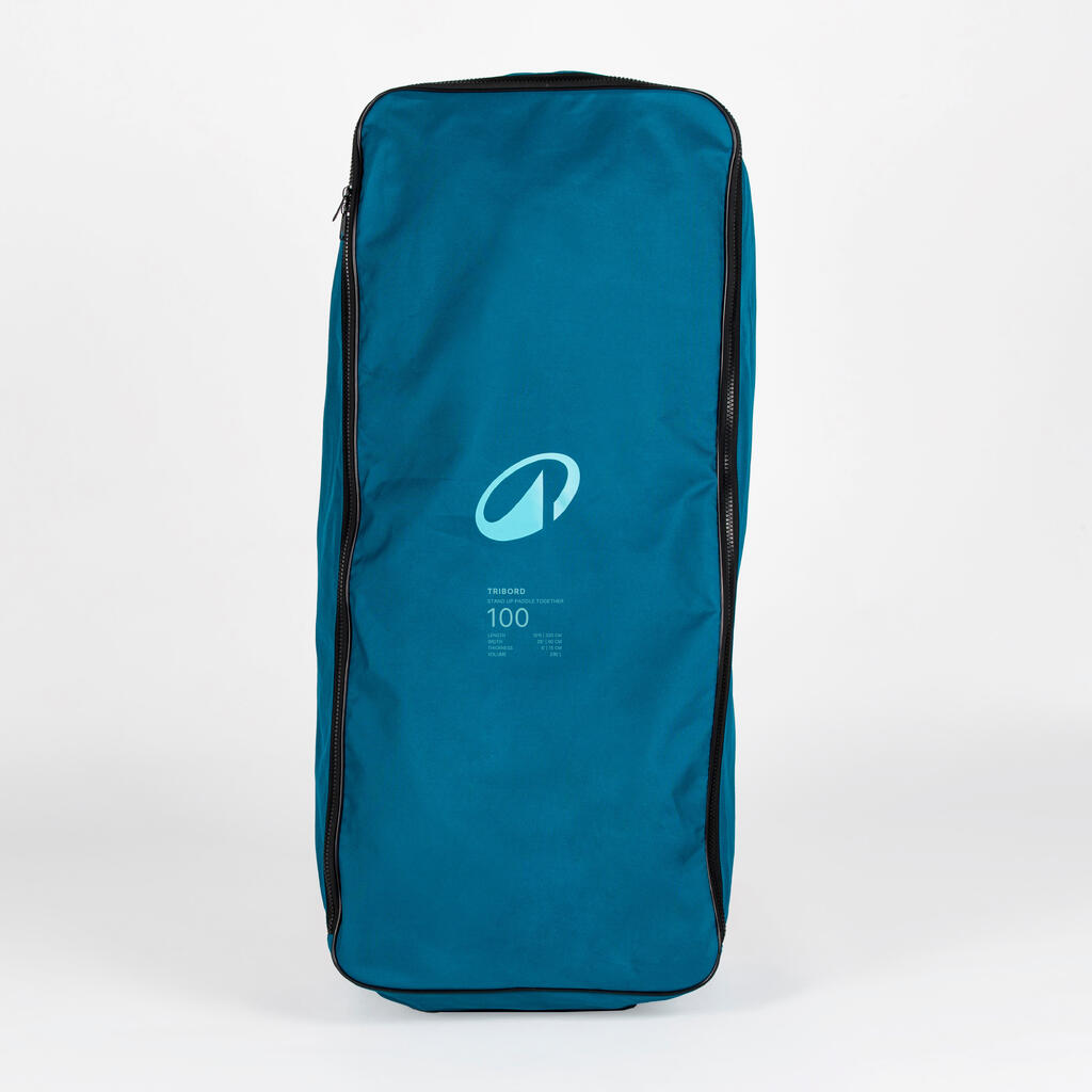 Pack Stand up paddle gonflable 10'6 ,1 ou 2 personnes (jusqu'à 130 kg)- 100 Bleu