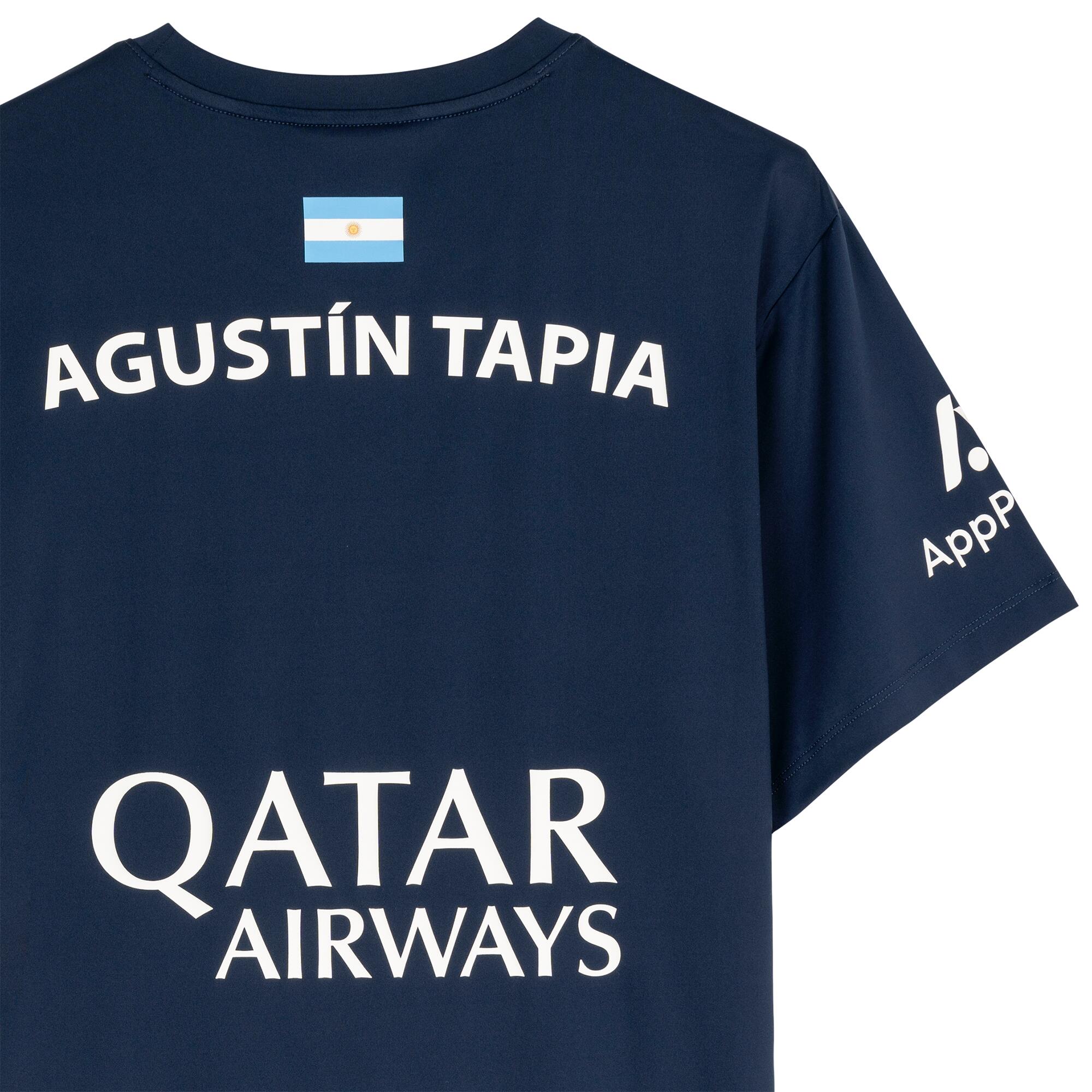Maglia padel adulto  Nox AT10 Blue by Augostin Tapìa 3/4