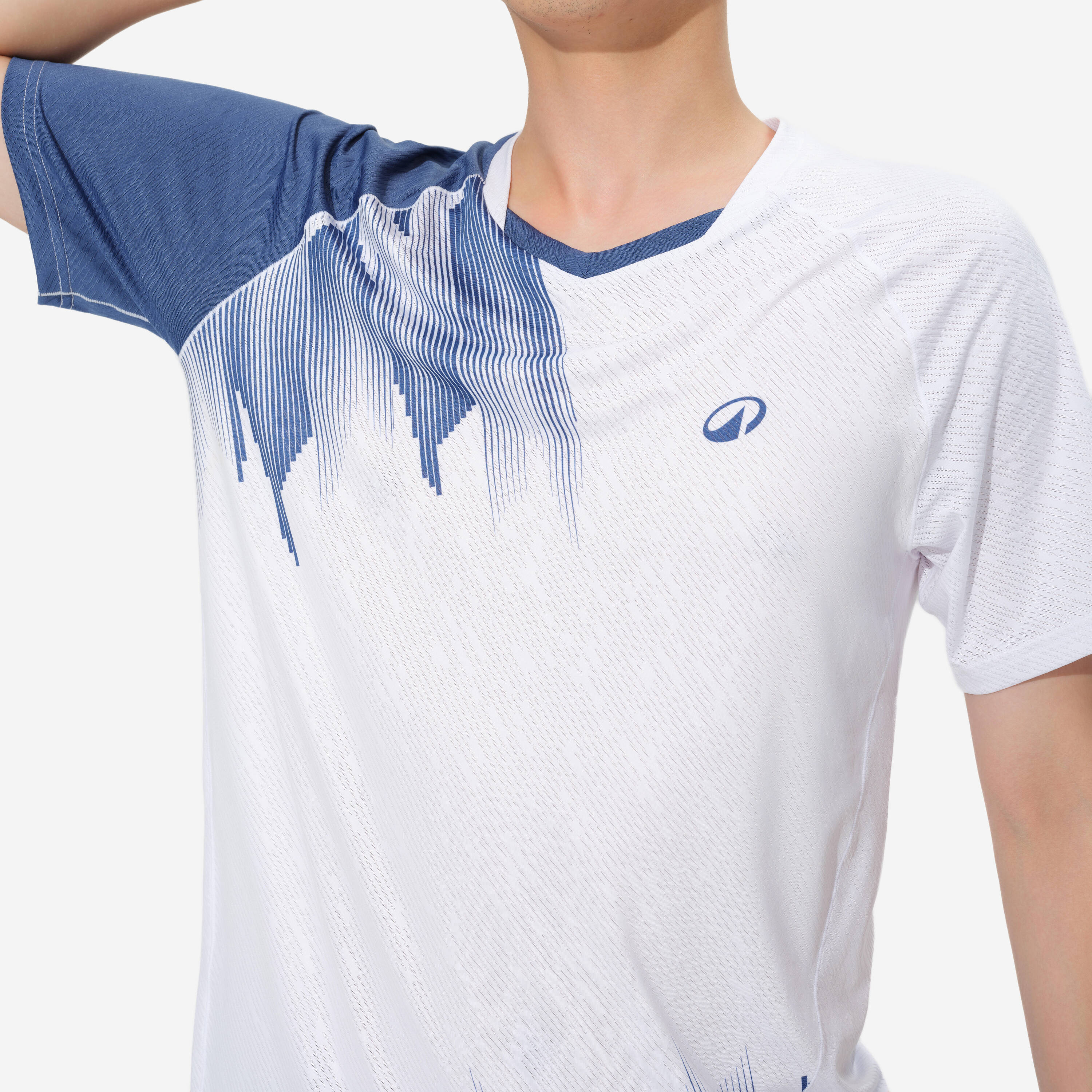 LITE Badminton T-shirt 560 Men White Storm -  3