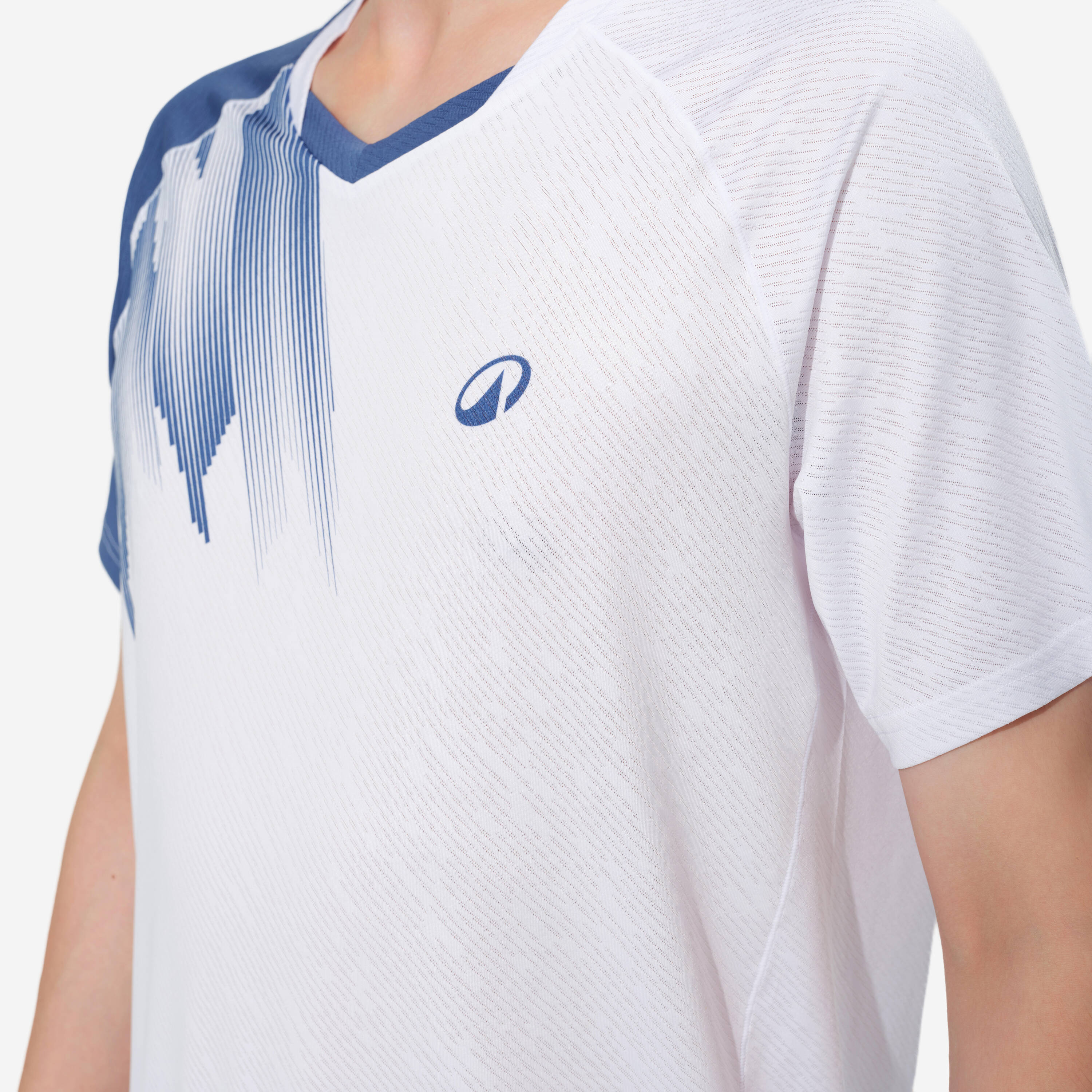 LITE Badminton T-shirt 560 Men White Storm -  5