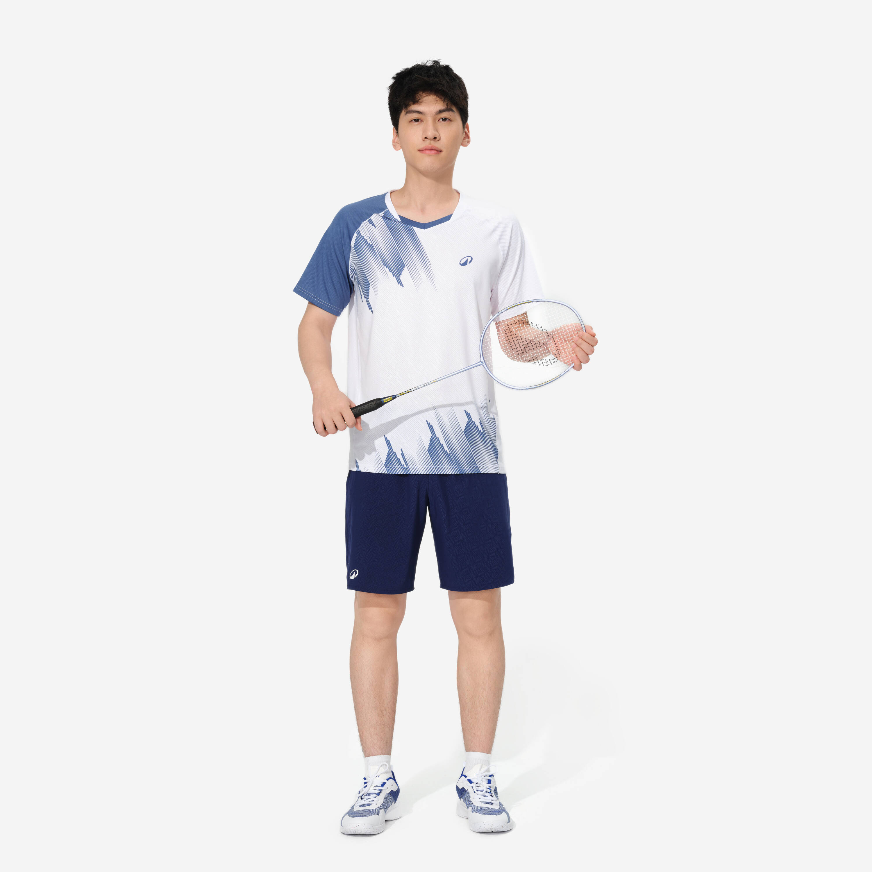 LITE Badminton T-shirt 560 Men White Storm -  2
