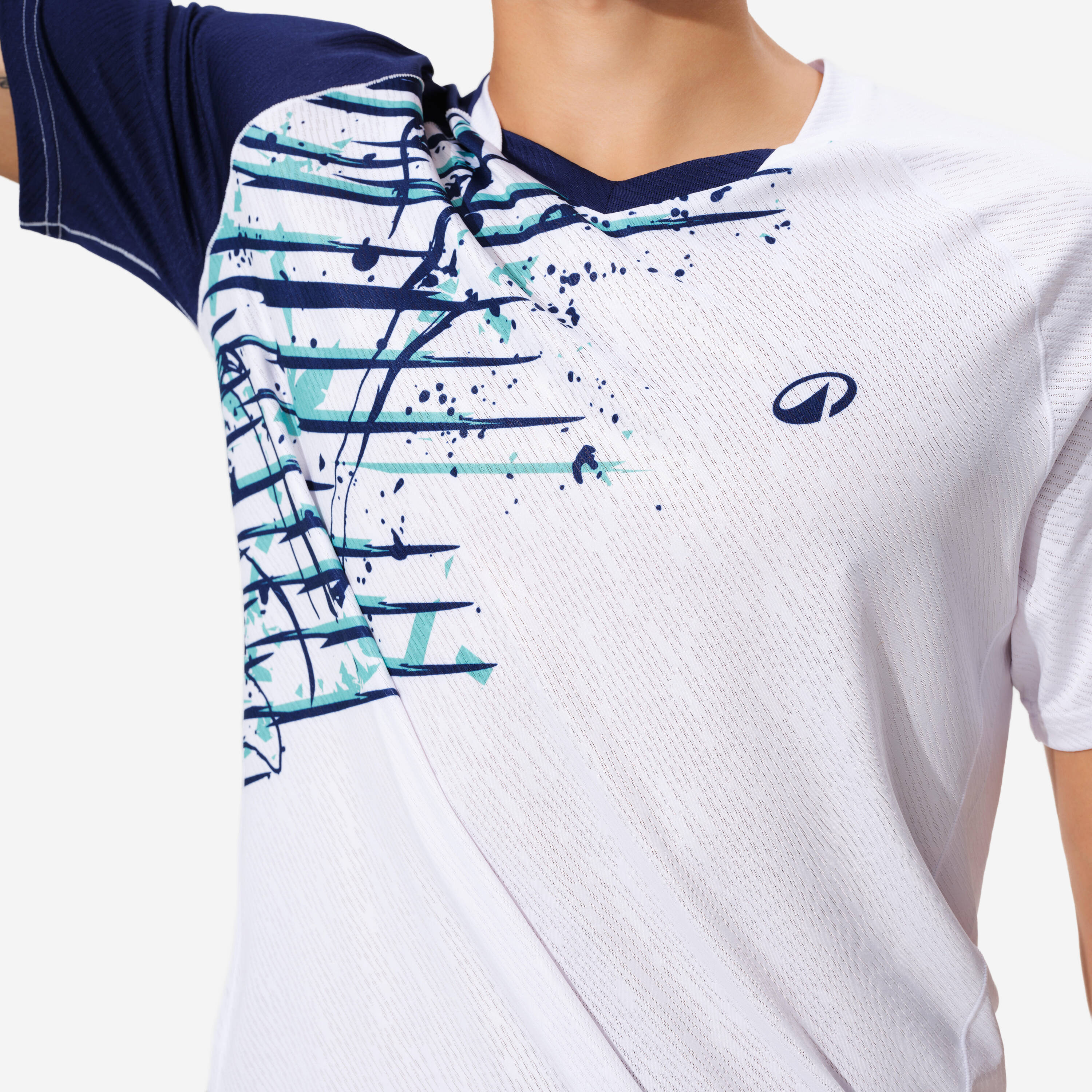 LITE Badminton T-shirt 560 Men White -  3