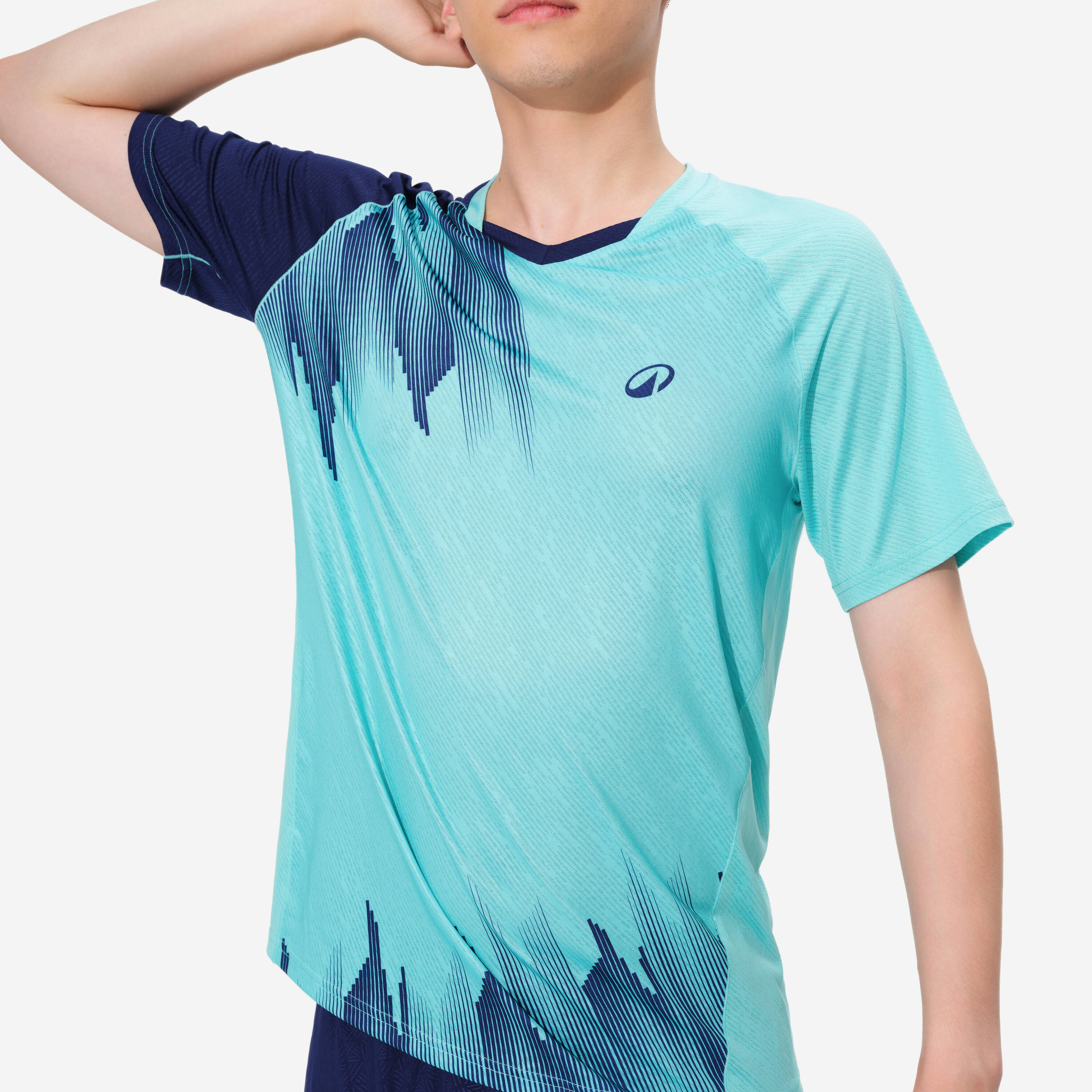 LITE Badminton T-shirt 560 Men Turquoise -  3
