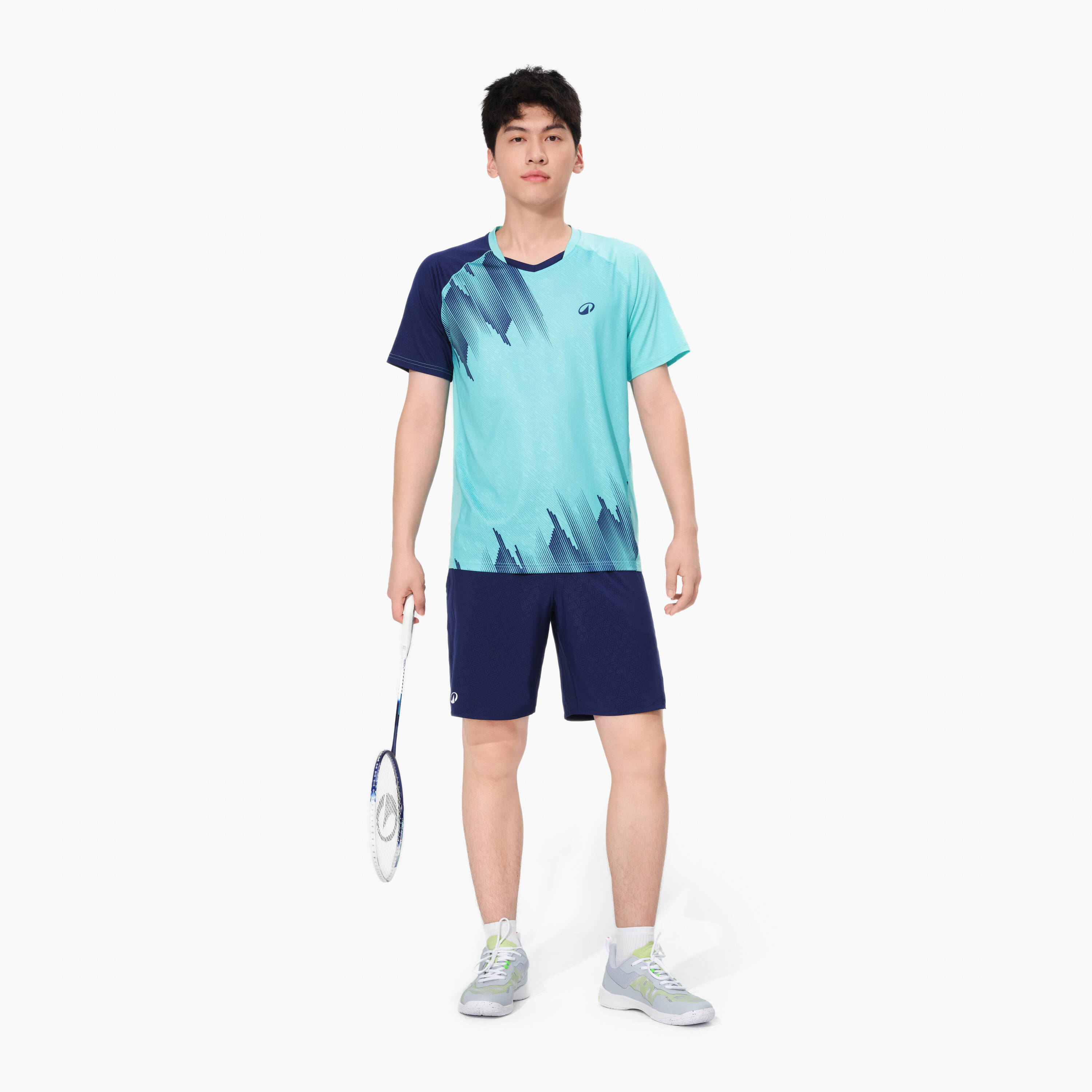 LITE Badminton T-shirt 560 Men Turquoise -  2