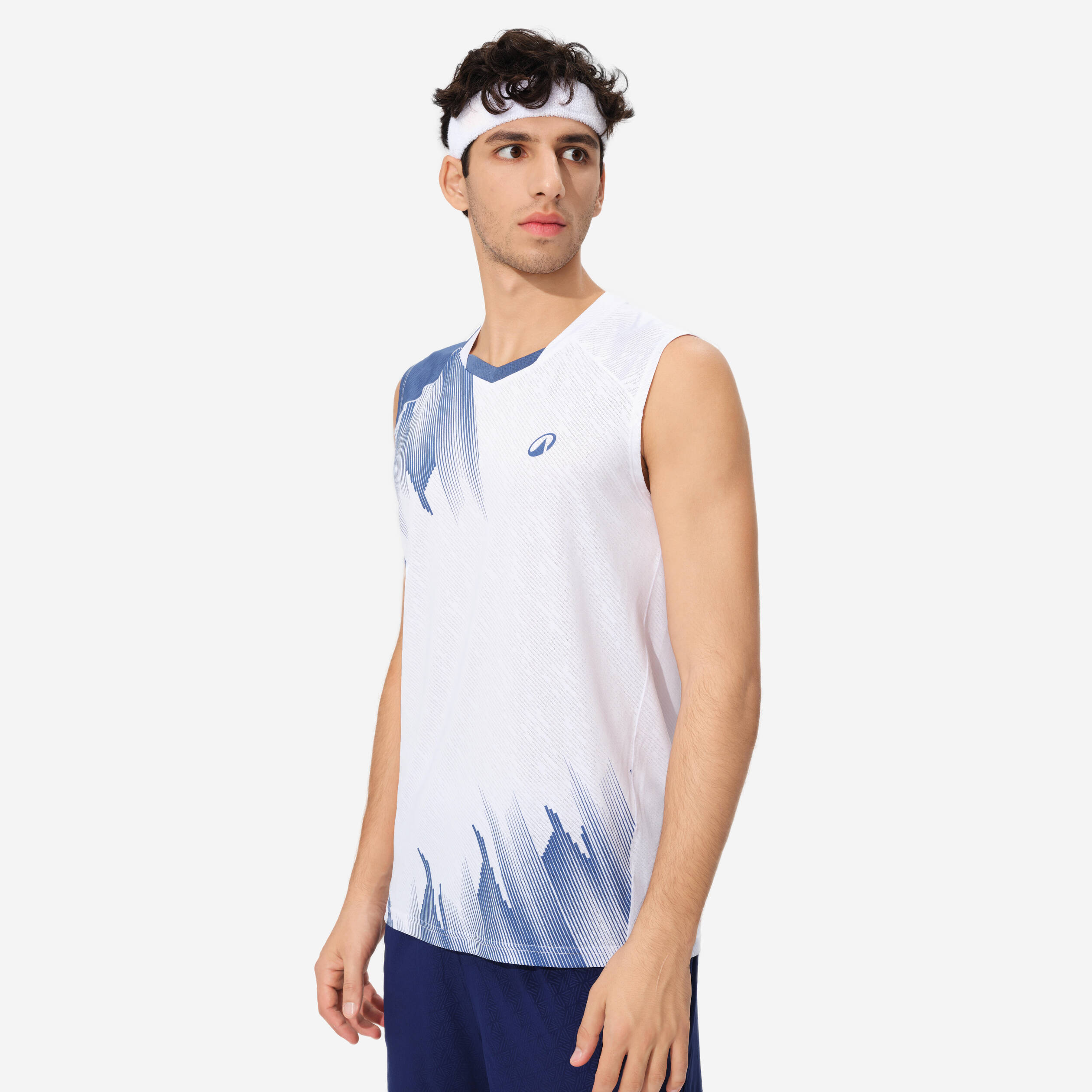 LITE Badminton Sleeveless 560 Men White Storm