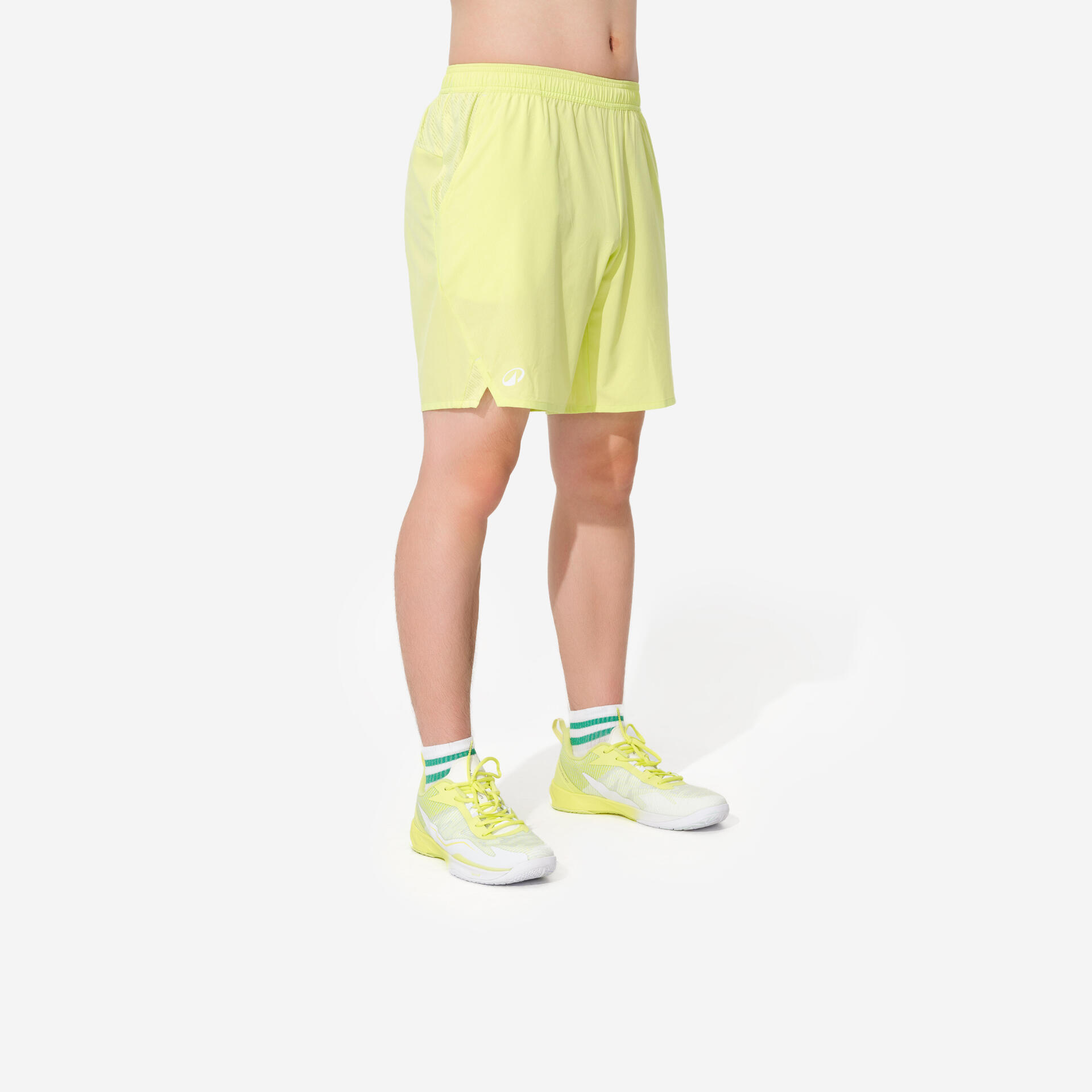 Men Badminton Short 560 Lime