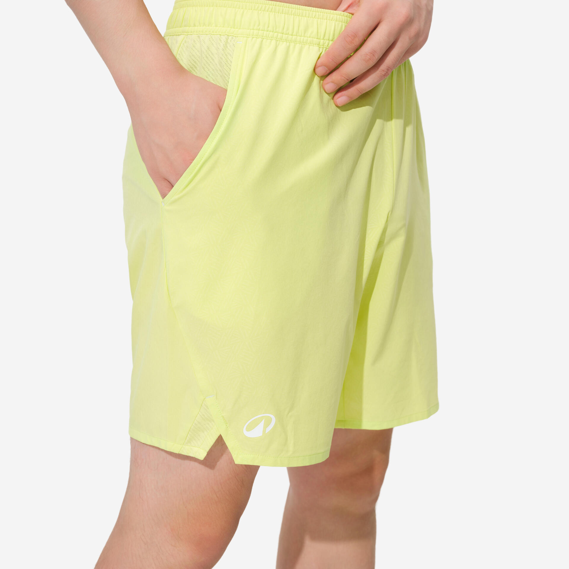 Men Badminton Short 560 Lime