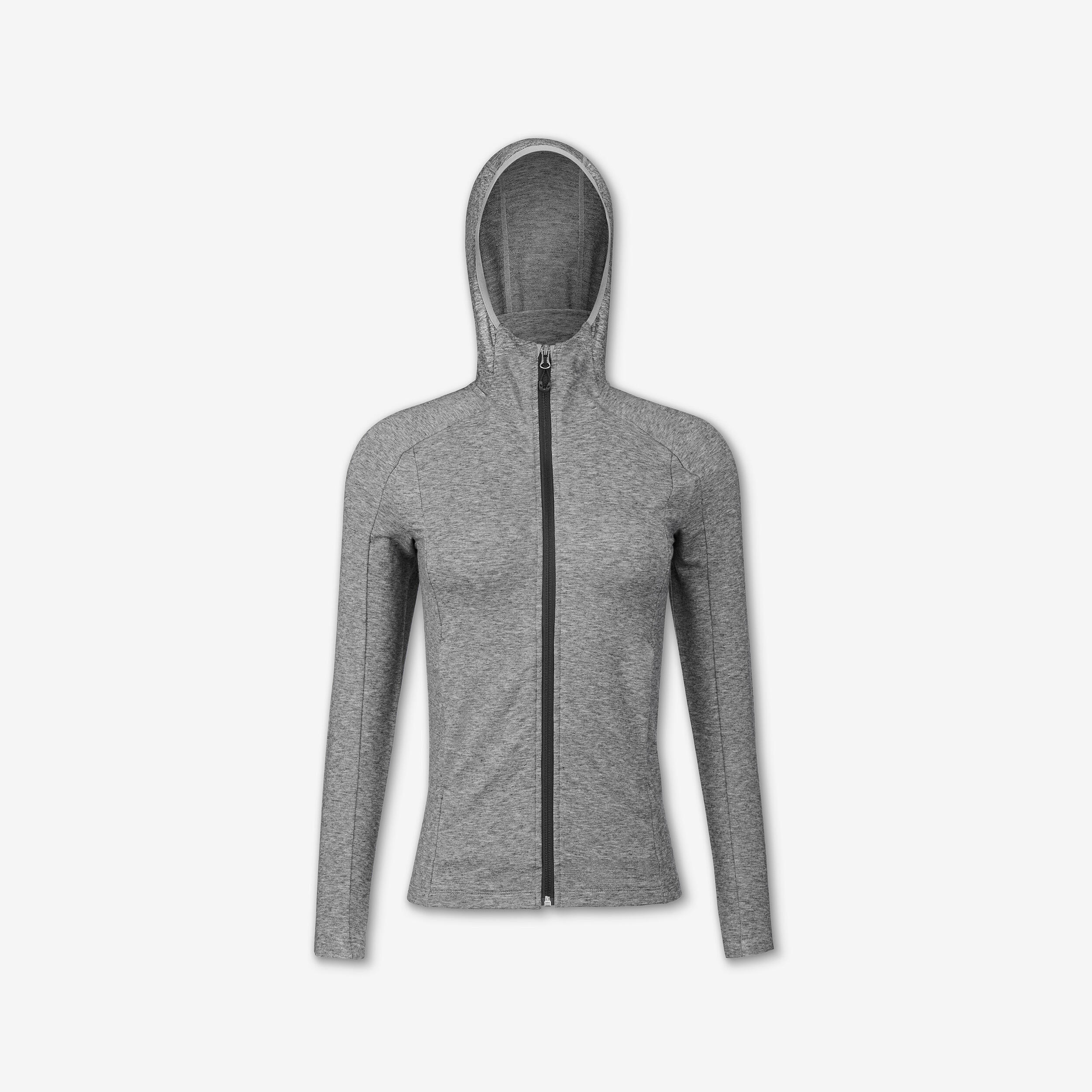 Chaqueta de montaña y trekking con capucha lana merino Mujer Forclaz Fresh 6/6