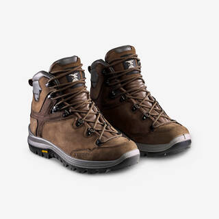 Men's Leather Boots Waterproof Vibram MT500 Brown